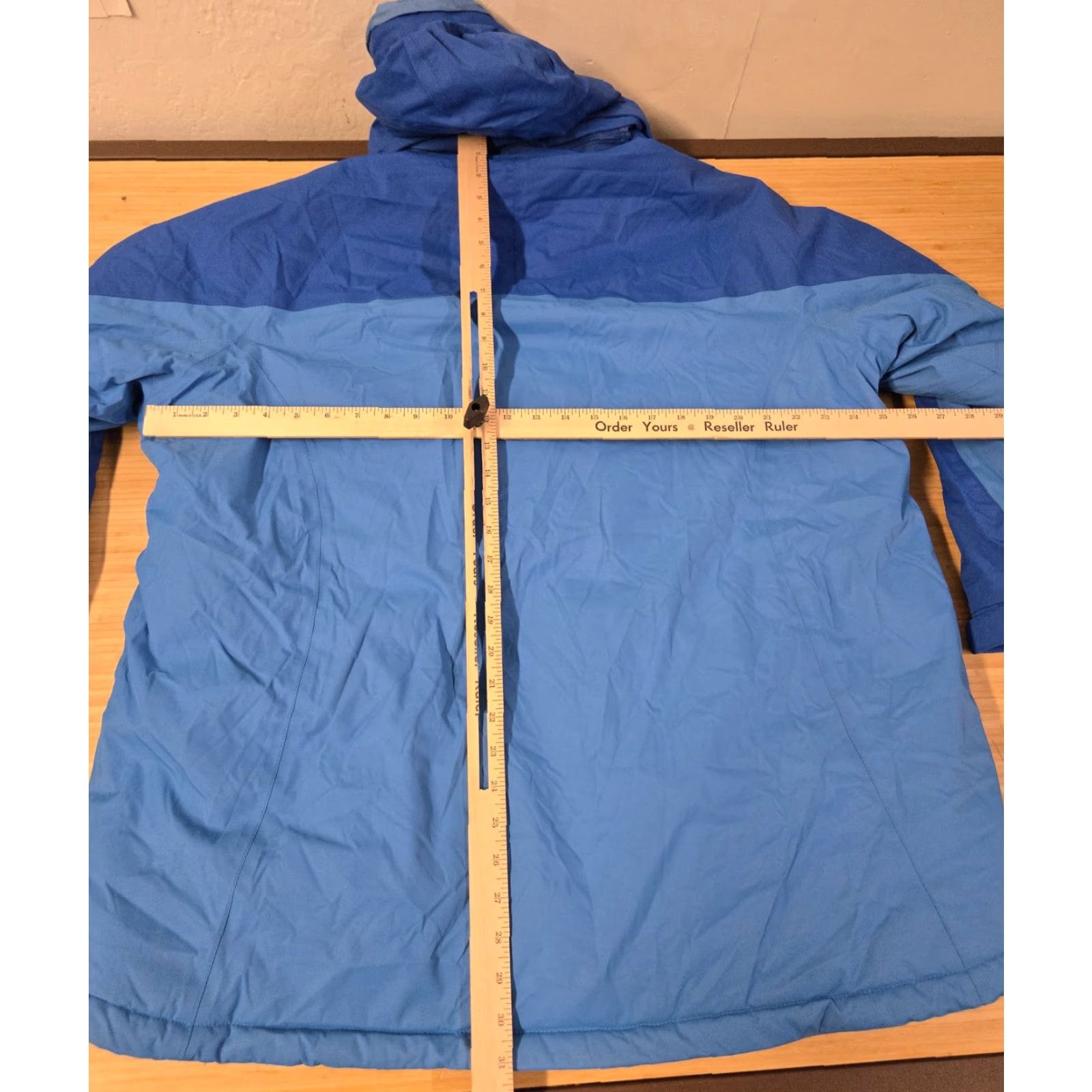 Vintage LL Bean Jacket Womens 2XL Blue Hooded Insulated Parka Winter Coat Nylon Outdoor Size XXL / US 16-18 / IT 52-54 - 7 Thumbnail