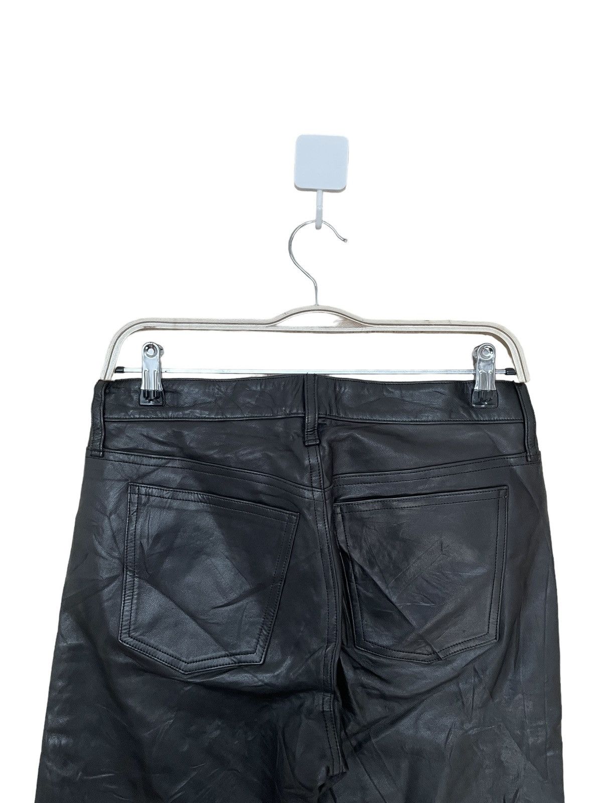 Vintage × agnes b. Vintage Brand Agnes B Leather Pants 1990s Size US 38 / EU 54 - 8 Thumbnail