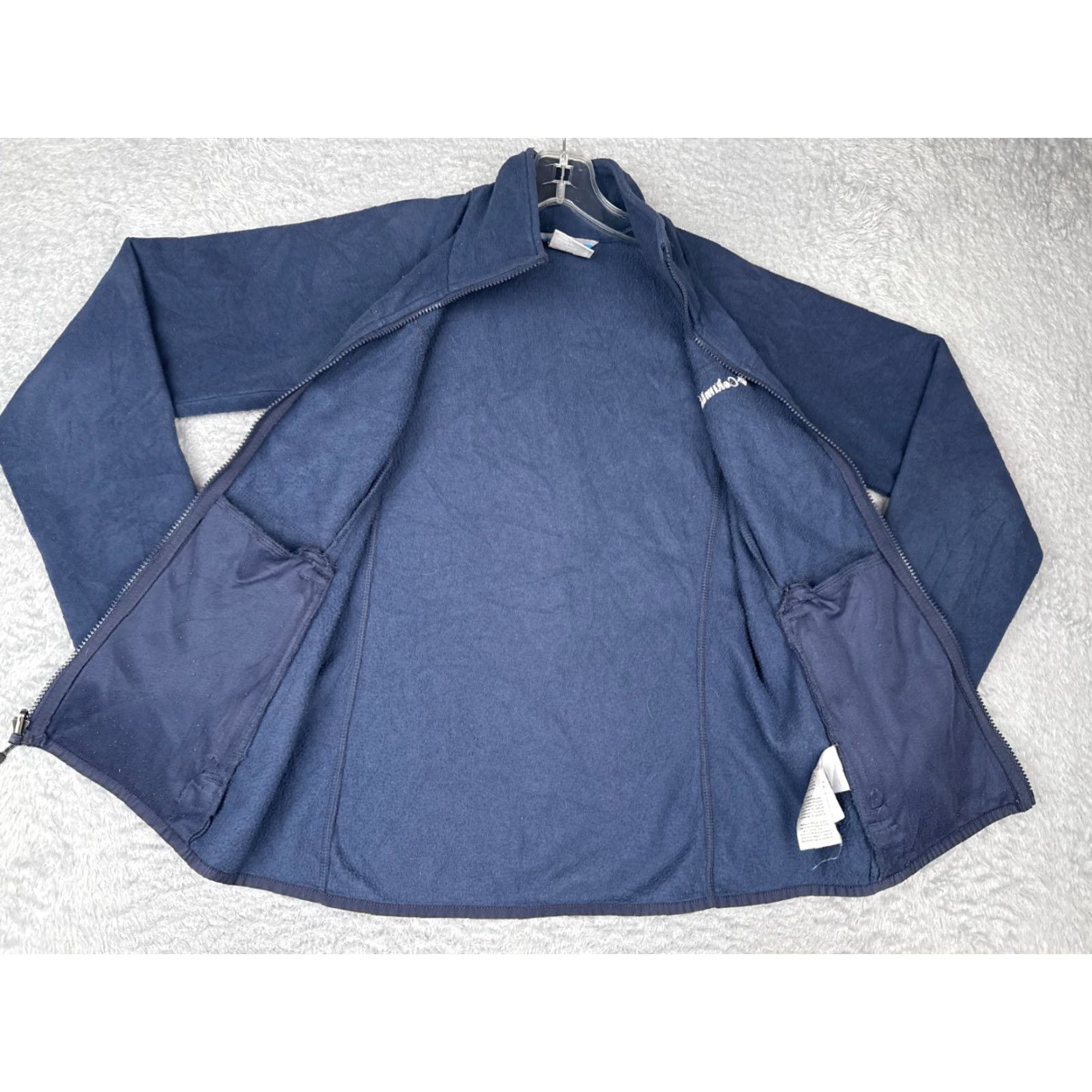 Vintage Columbia Jacket Women XS Blue Fleece Full Zip Lightweight Outdoor Hike Womens Size XS / US 0-2 / IT 36-38 - 2 Thumbnail