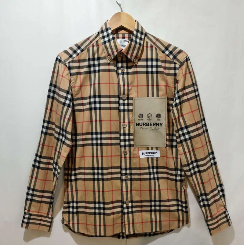 Burberry Burberry Long Sleeve Checked Shirt for Men Size US XS / EU 42 / 0 - 1 Thumbnail
