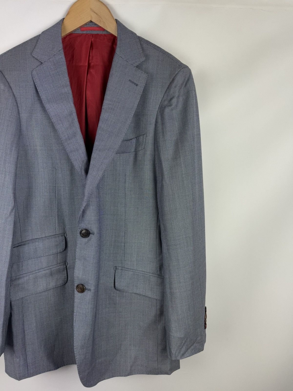 Suitsupply × Vitale Barberis Canonico Suitsupply Vitale Barberis Canonico Men’s Wool Blazer Jacket Size 42R - 3 Thumbnail