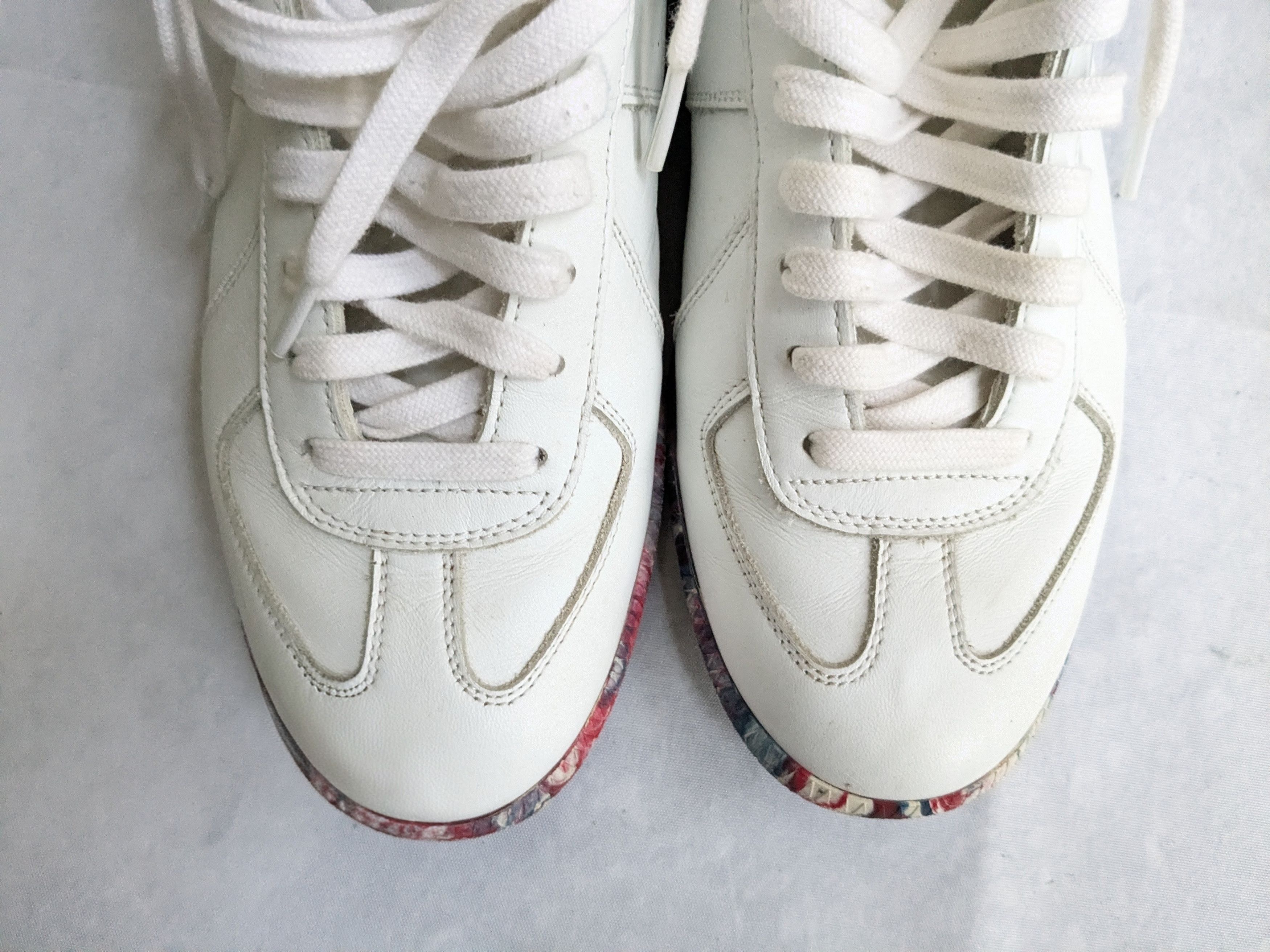 Maison Margiela Maison Margiela Replica GAT White 9 42 High Tops Rainbow Size US 9 / EU 42 - 6 Thumbnail