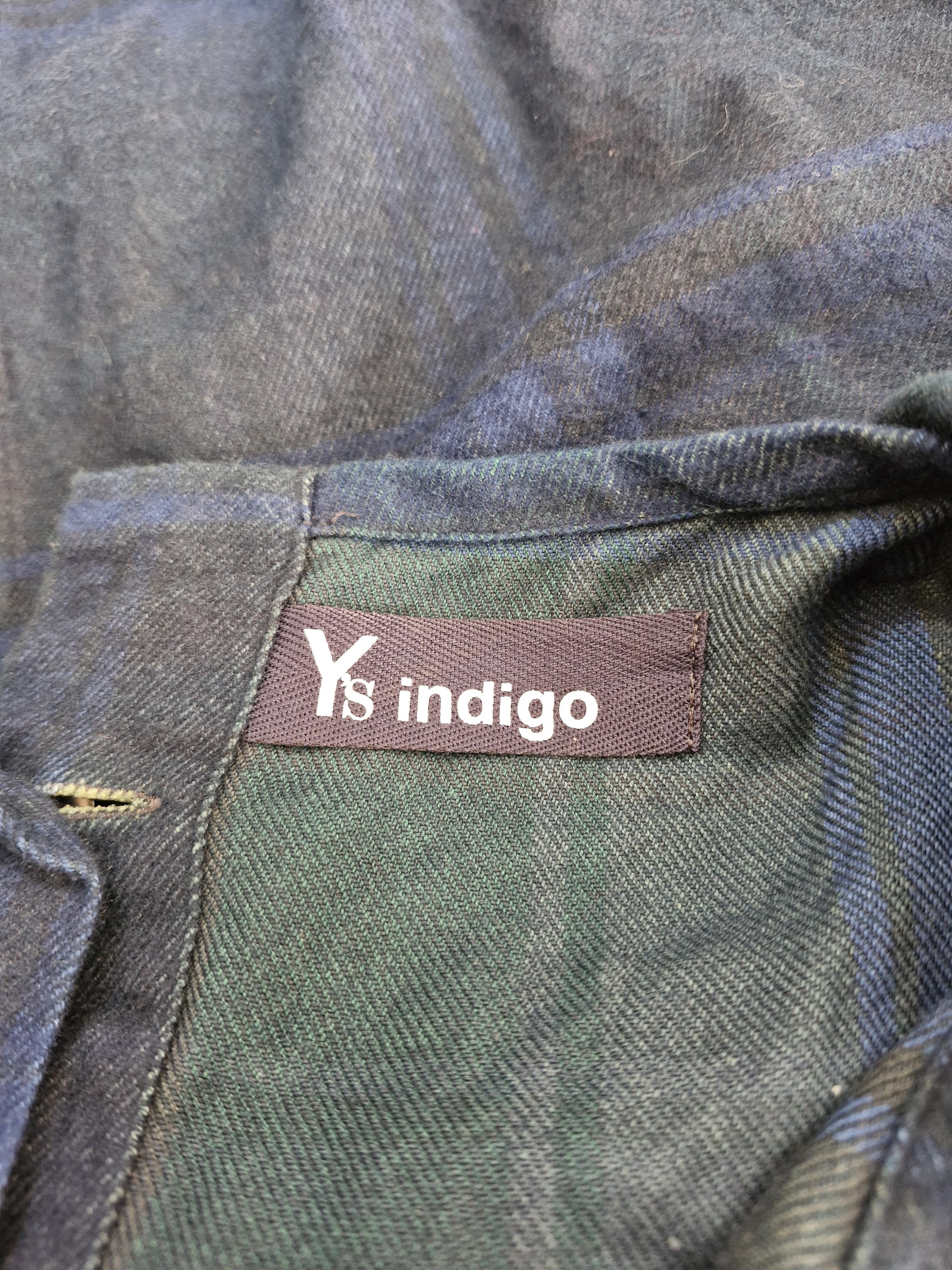 Y's Y's Indigo Yohji Yamamoto Plaid Blouse Size M / US 6-8 / IT 42-44 - 4 Thumbnail