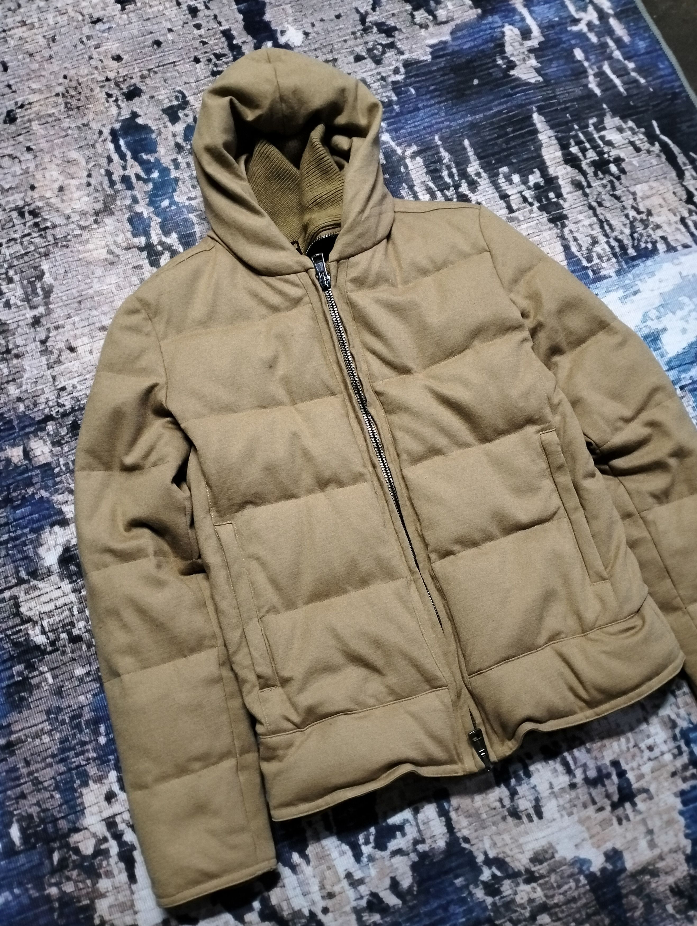AKM AKM Wool Down Jacket Double Zipper Rare Design Size US S / EU 44-46 / 1 - 6 Thumbnail