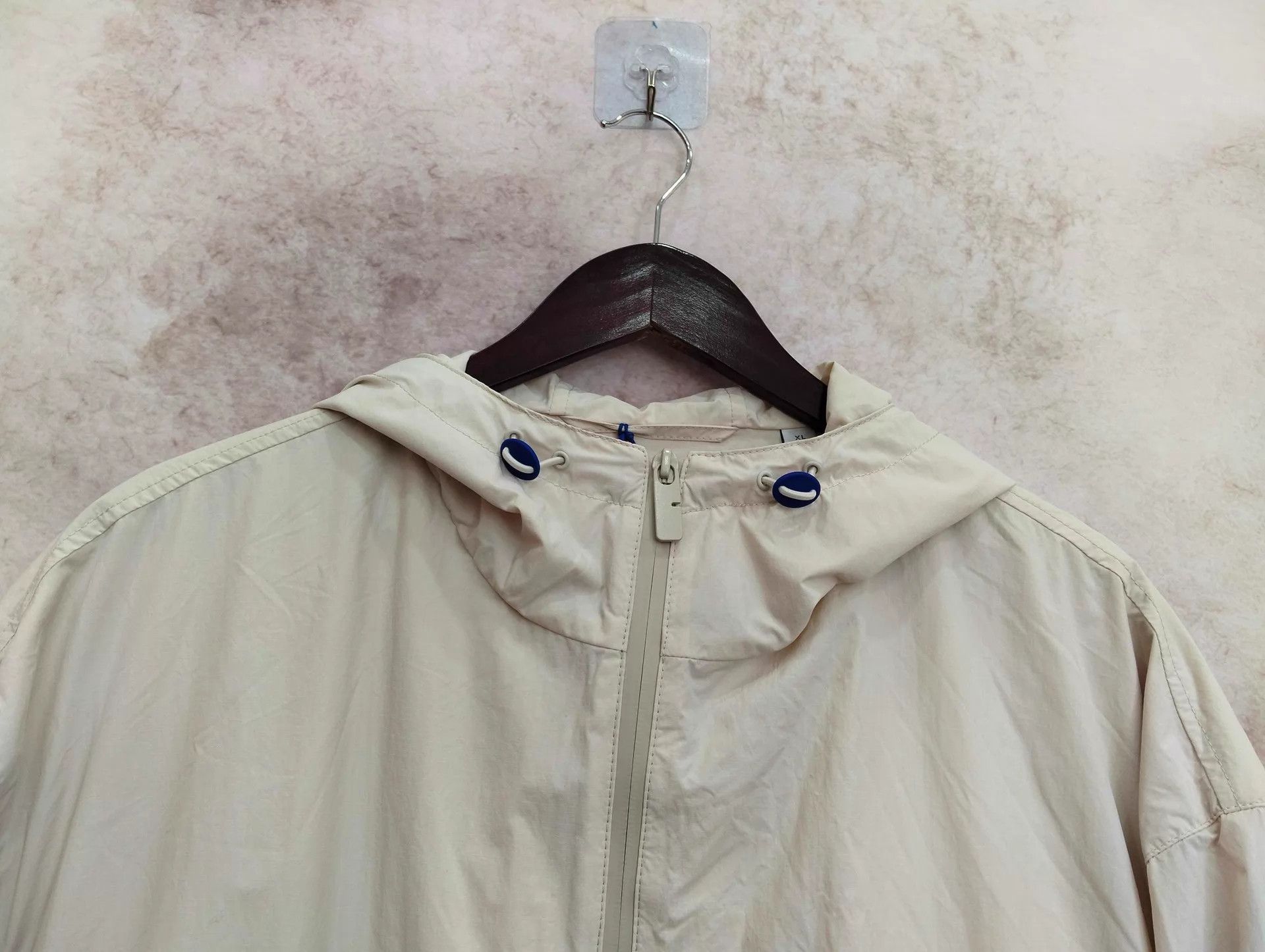 Burberry Burberry Solid Beige Hooded Zip-Up Jacket XL Size XL / US 12-14 / IT 48-50 - 8 Thumbnail