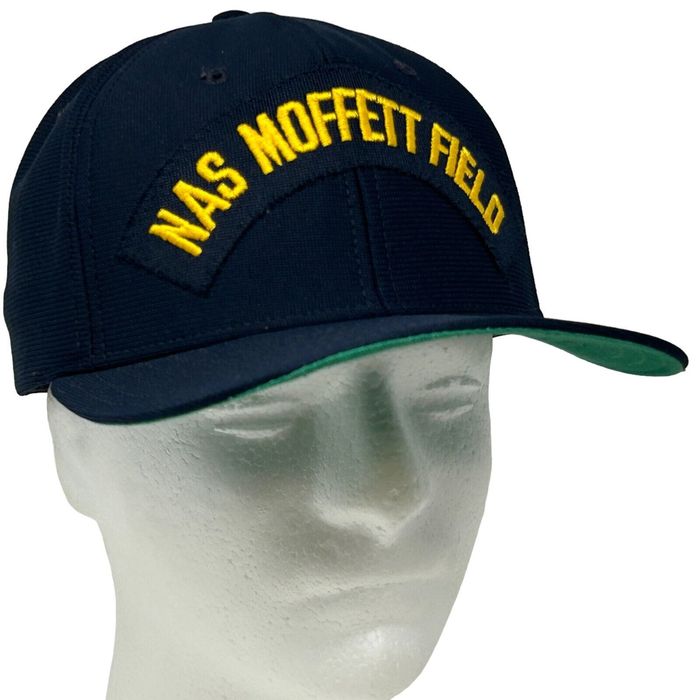 New Era NAS Moffett Field Snapback Hat Vintage 70s US Navy New Era ...