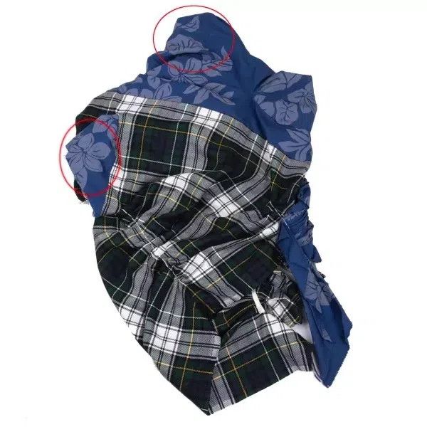 Comme des Garcons Comme Des Garcons Blue Vintage Camo Pattern Top Size S / US 4 / IT 40 - 2 Thumbnail