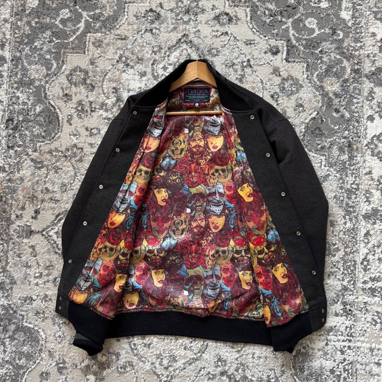 Mishka Mishka x Lamour Supreme LSD Varsity jacket Size US L / EU 52-54 / 3 - 3 Thumbnail