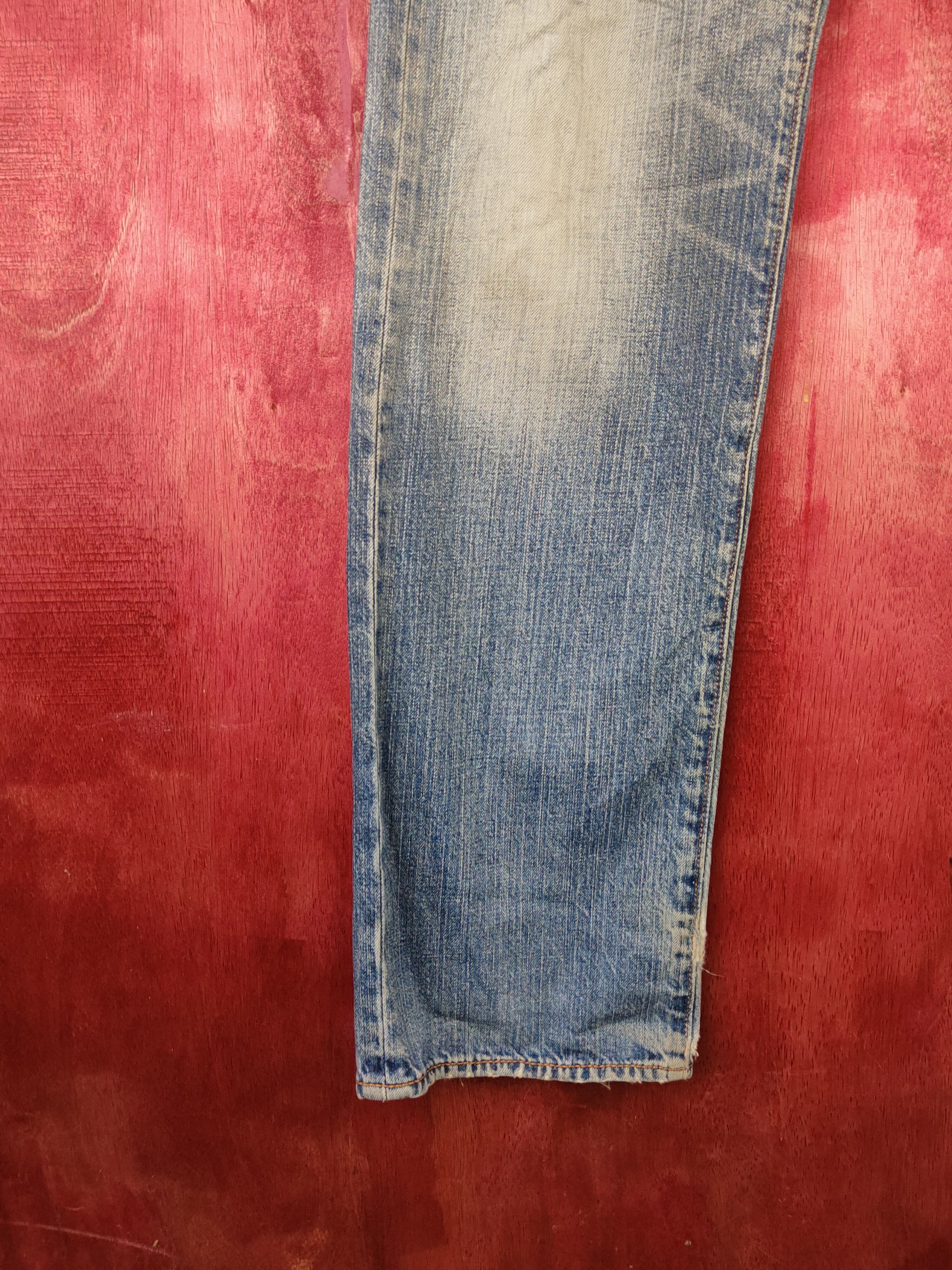 Levi's Levi's Blue Faded Distressed Ripped Jeans #S1668 Size US 34 / EU 50 - 4 Thumbnail