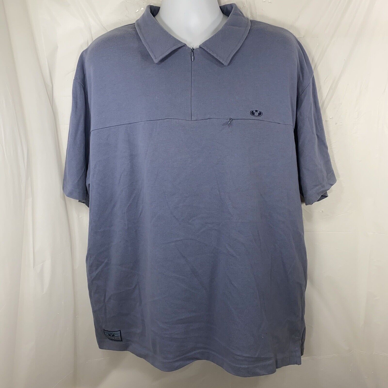 Disney Vintage Walt Disney World 1/4 Zip Polo Shirt Mickey Mouse Size US XL / EU 56 / 4 - 1 Thumbnail