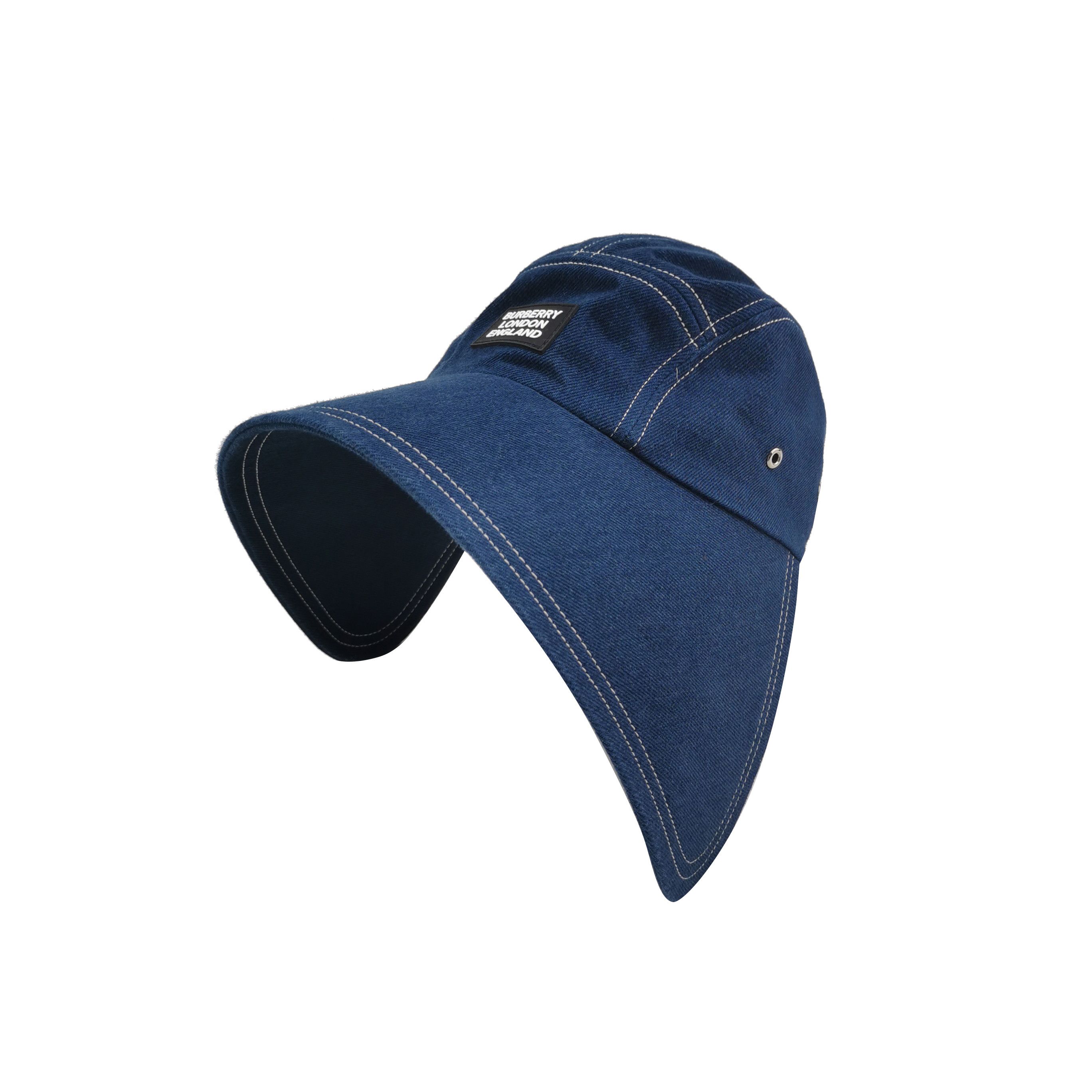 Burberry Burberry Denim Bonnet Hat Size M Size ONE SIZE - 1 Thumbnail