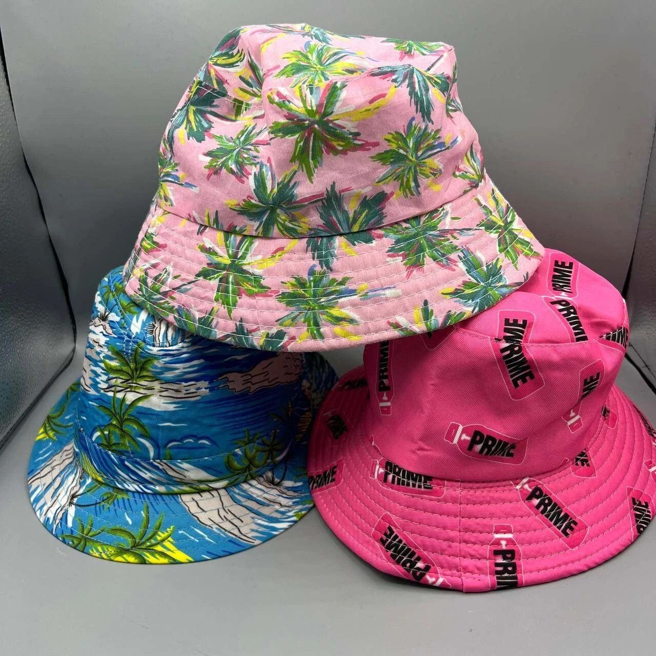 The Unbranded Brand Lot of 3 Hawaiian Surf Prime Hat Bucket Cap Adult Size ONE SIZE - 1 Thumbnail