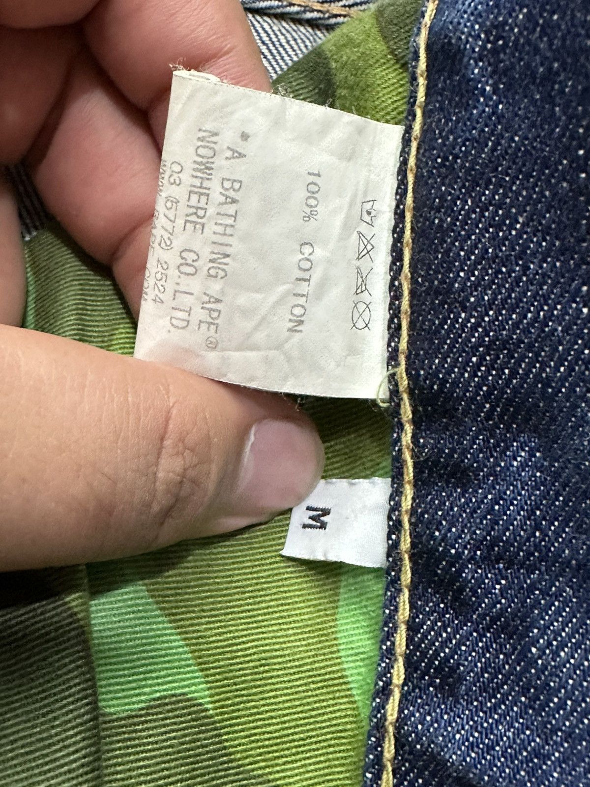 Bape A Bathing Ape Denim Size US 34 / EU 50 - 13 Thumbnail