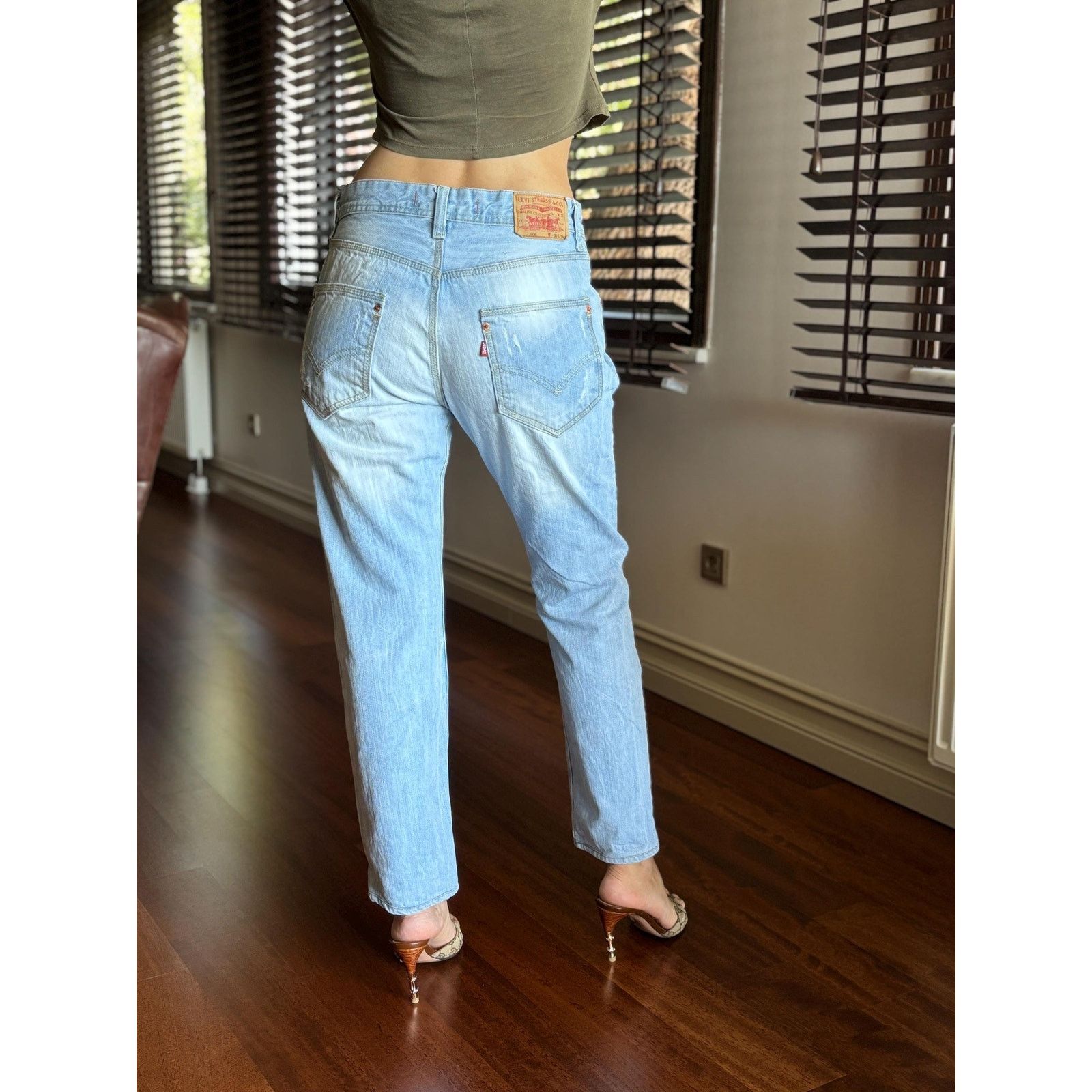 Levi's Levi's 510 W30 L34 USA 90s Light Wash Button Fly Jeans Size US 30 / EU 46 - 3 Thumbnail