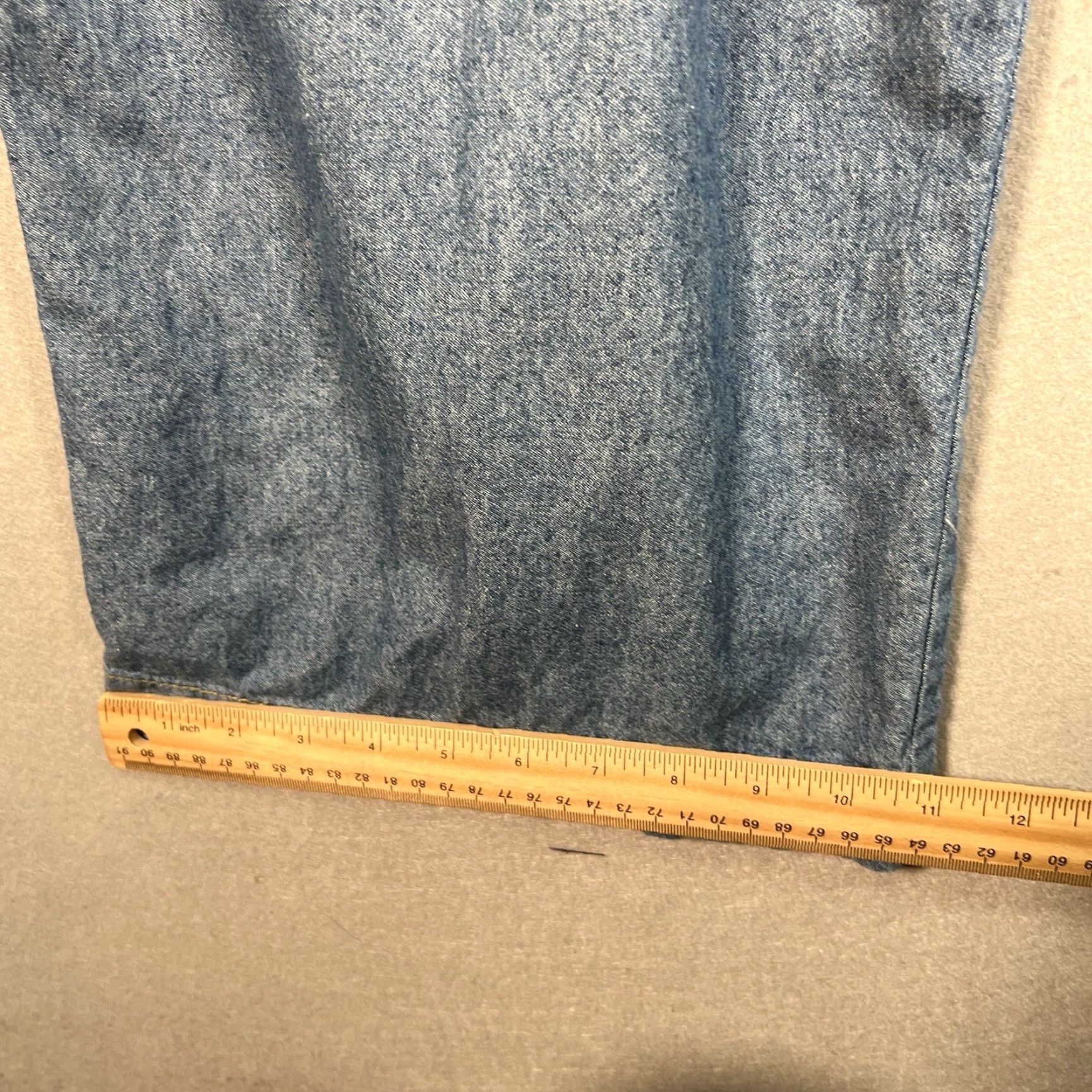 Zara VINTAGE Zara Women's Jeans Wide-Leg Belted Elastic Waist Denim Pants Blue 2 Adults Womens Medium 26 in 29.5 in 8/10 Ships Next Business Day Size 26" / US 2 / IT 38 - 6 Thumbnail