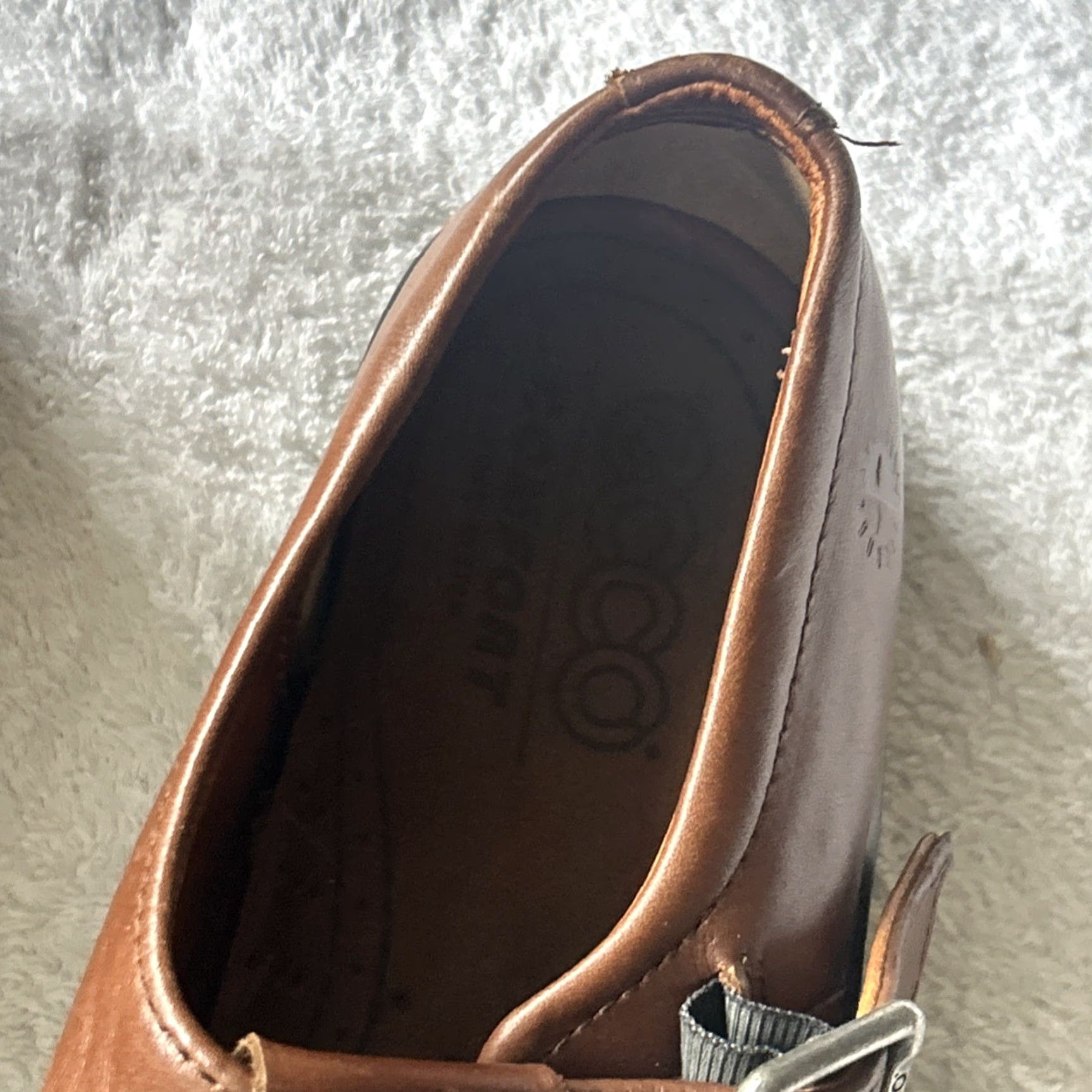 Ecco ECCO Comfort Fibre System Women's Leather Sandal Brown Buckle Casual Size 6.5 Traditional Buckle Comfort Footwear Women Brown Leather Sandal Size US 9 / IT 39 - 3 Thumbnail