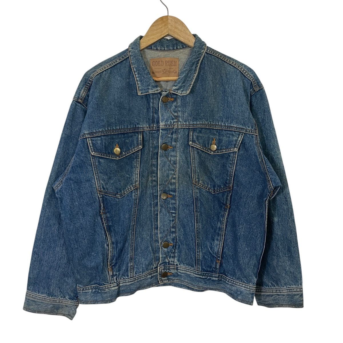 Edwin Vintage Gold Rush Edwin Denim Jacket Size US L / EU 52-54 / 3 - 1 Thumbnail