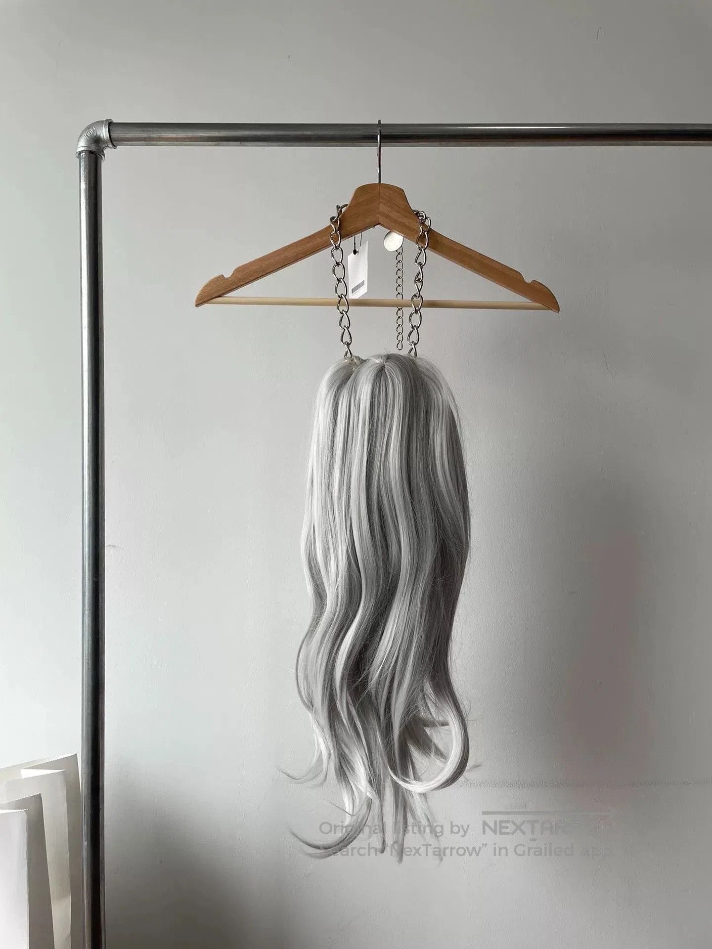 Comme des Garcons Comme des Garcons Silver Wig Necklace. Size ONE SIZE - 1 Thumbnail
