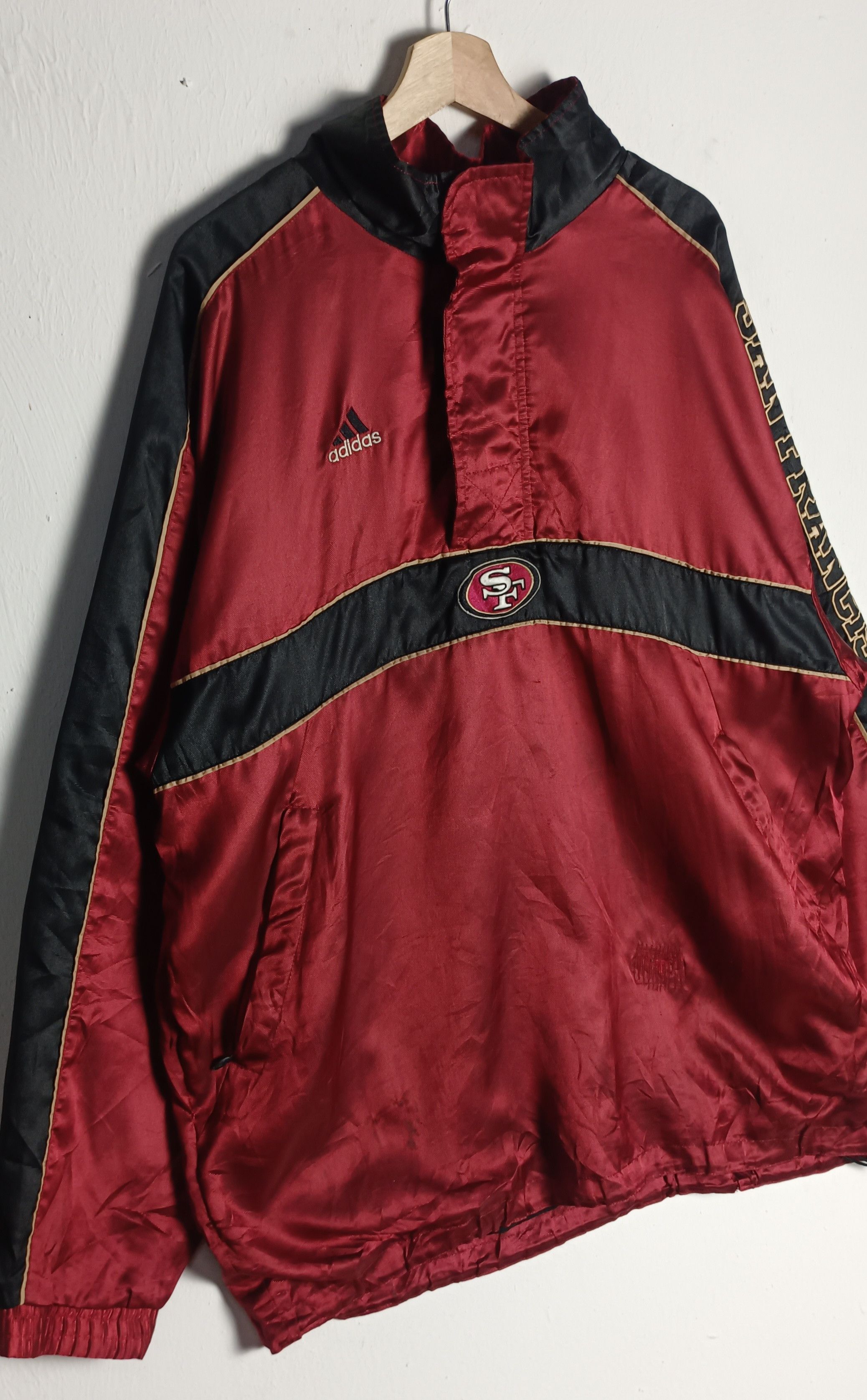 Adidas Vintage 90s💥 Adidas San Francisco NFL Size US XL / EU 56 / 4 - 7 Thumbnail