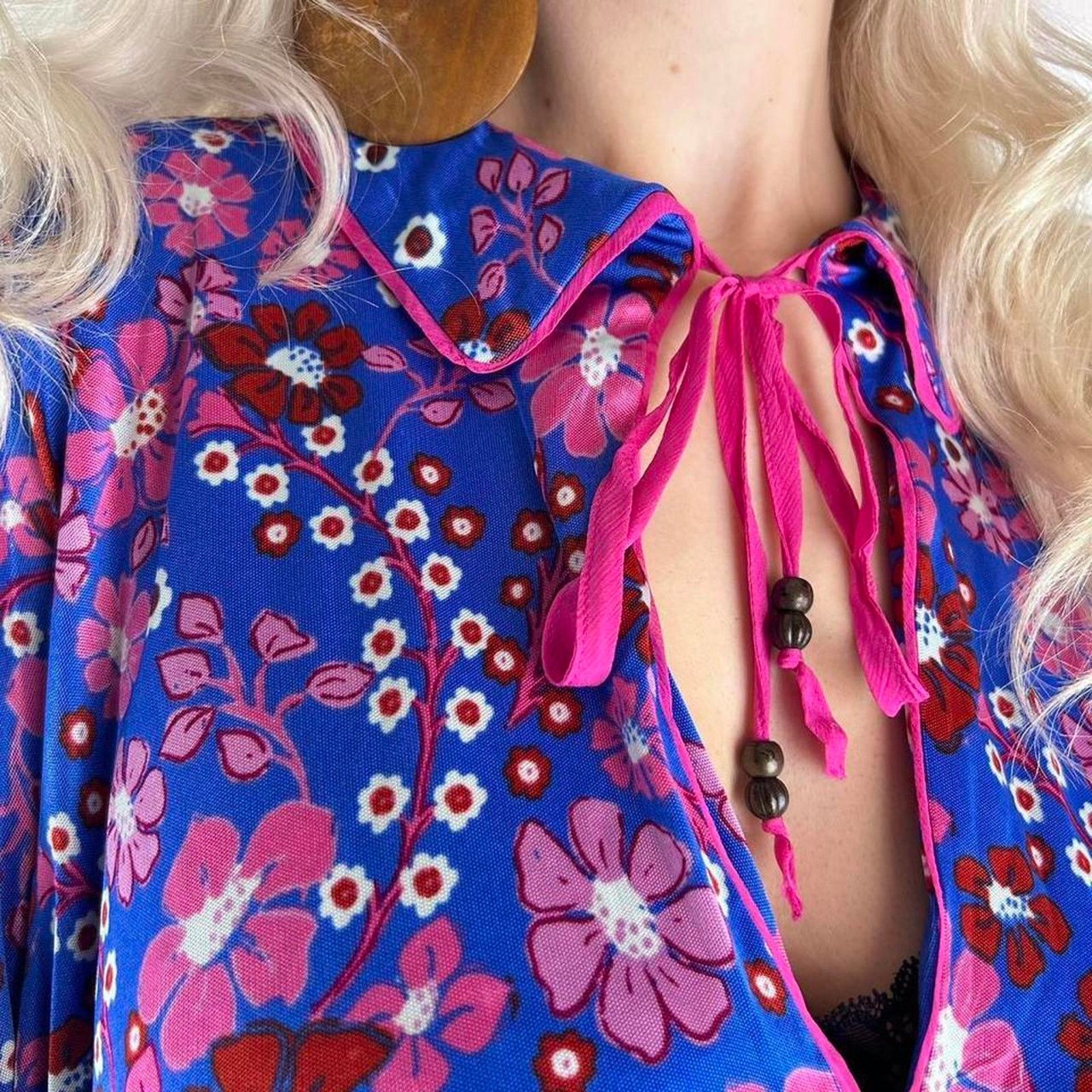 Free People Free People retro 60s flower power mini dress Size S / US 4 / IT 40 - 5 Thumbnail