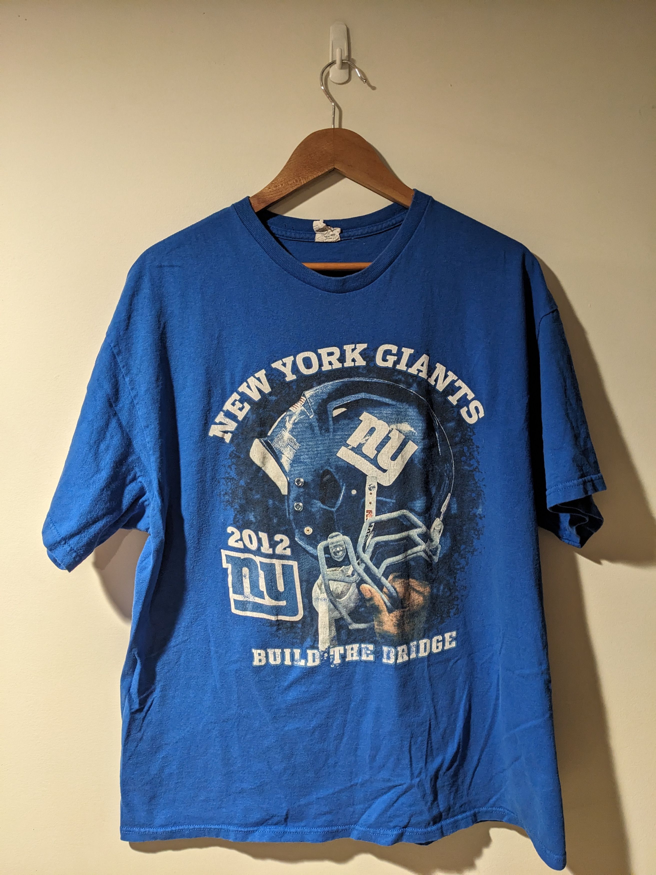 NFL × Vintage Vintage 2012 New York Giants NFL Football World T-Shirt Size US XL / EU 56 / 4 - 3 Thumbnail