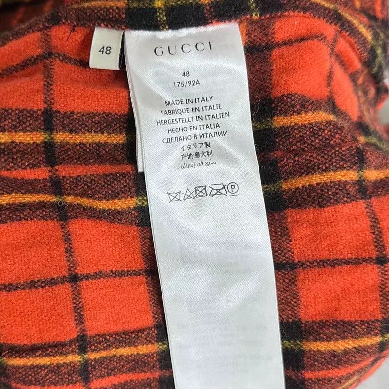 Gucci Gucci Logo plaid long coat 2506-Nextarrow Size US M / EU 48-50 / 2 - 7 Thumbnail