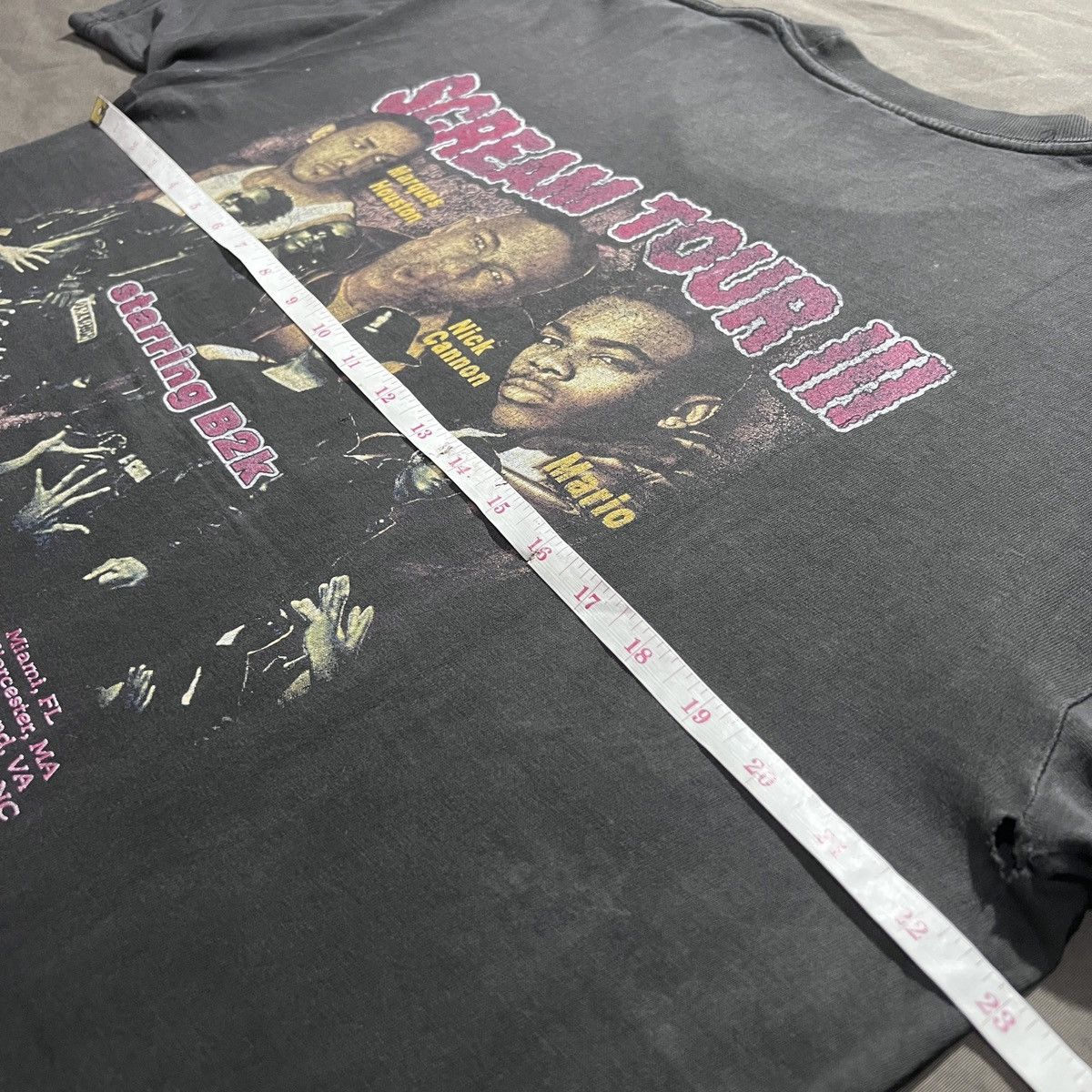 Rap Tees VINTAGE Y2K B2K SCREAM TOUR PROMO TEE FADED R&B HIPHOP Size US L / EU 52-54 / 3 - 21 Thumbnail