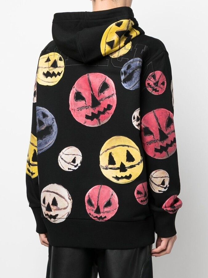 Givenchy x Josh Smith Black Jack-O-Lantern Basketball Hoodie Size US S / EU 44-46 / 1 - 4 Thumbnail
