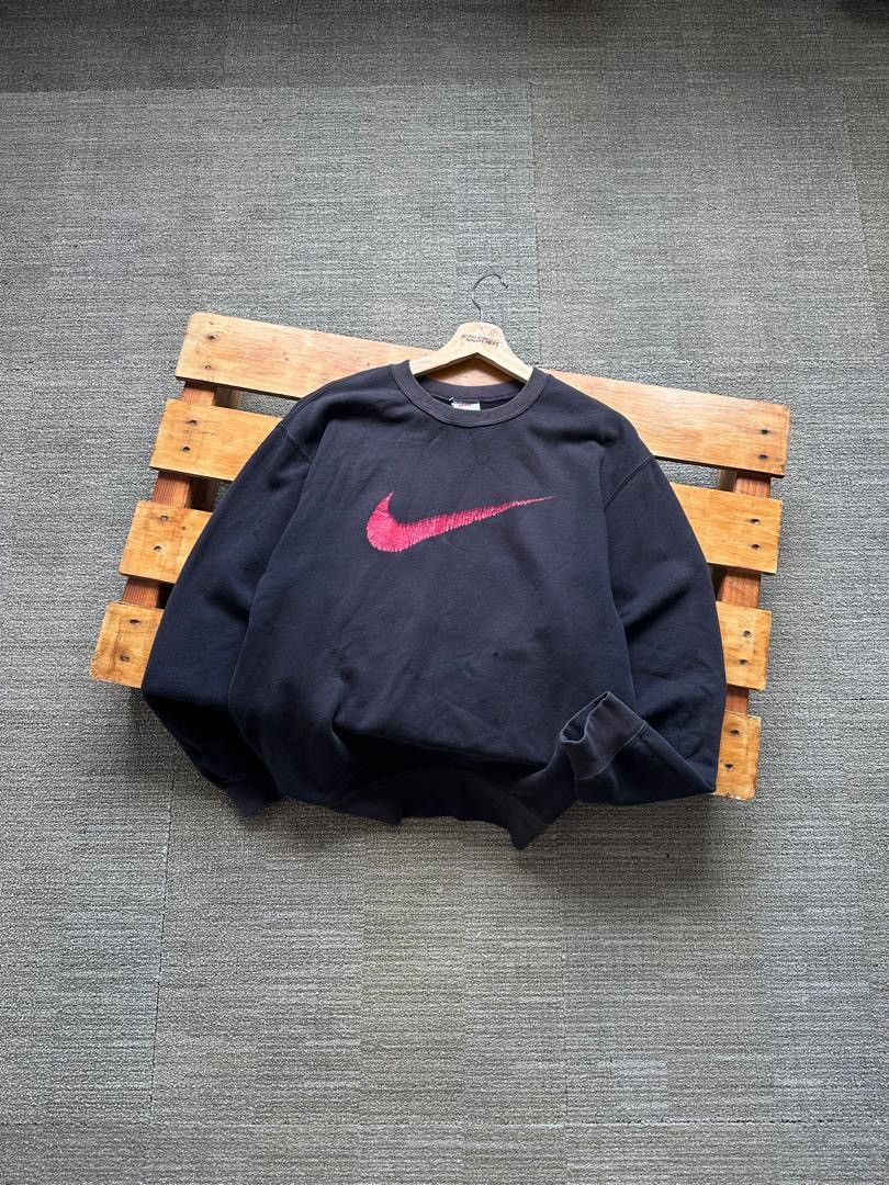 Nike VINTAGE NIKE CRAYON BIG SWOOSH Size US XL / EU 56 / 4 - 1 Thumbnail