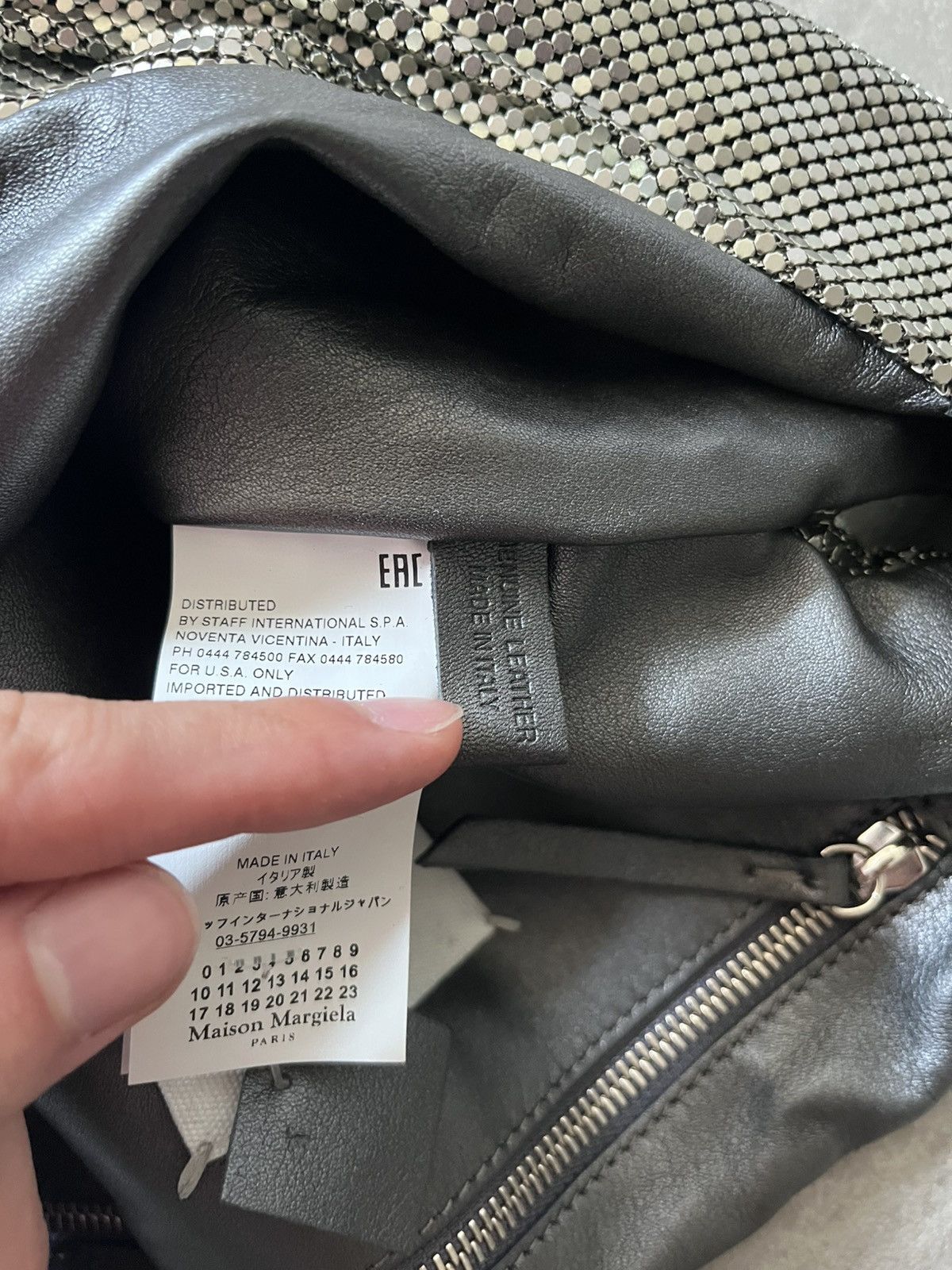 Maison Margiela Maison Margiela 2015 aluminum painted sequins hand bag rare Size ONE SIZE - 17 Thumbnail