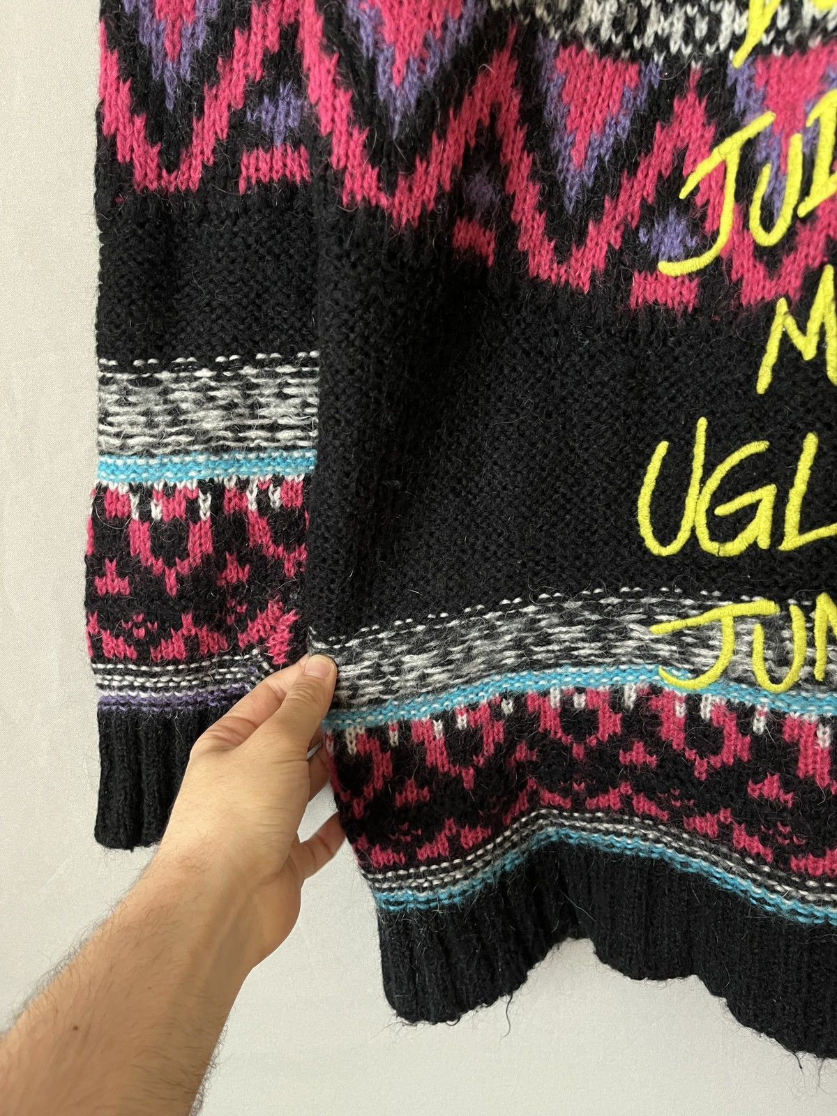 Patrizia Pepe Patrizia Pepe Don’t Judge My Ugly Jumper Mohair Sweater Size ONE SIZE - 6 Thumbnail