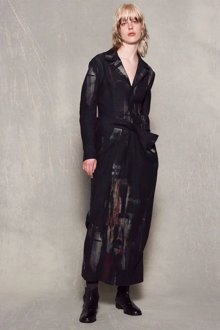 Yohji Yamamoto AW24 Linen Blend Paint Skirt Size M / US 6-8 / IT 42-44 - 1 Thumbnail