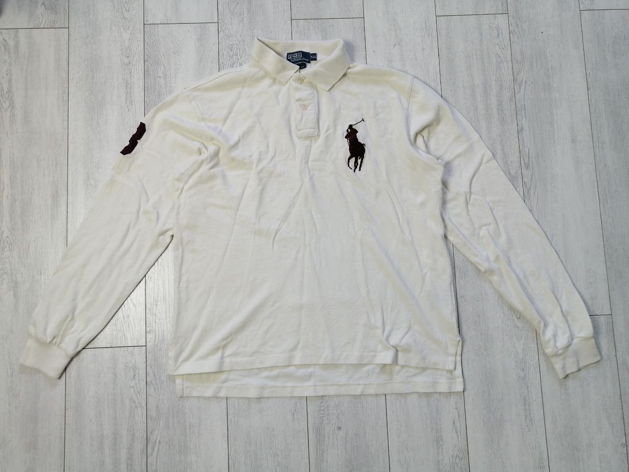 Polo Ralph Lauren Polo Ralph Lauren Rugby Shirt Big Pony #3 Long Sleeve Y2k Size US XXL / EU 58 / 5 - 1 Thumbnail