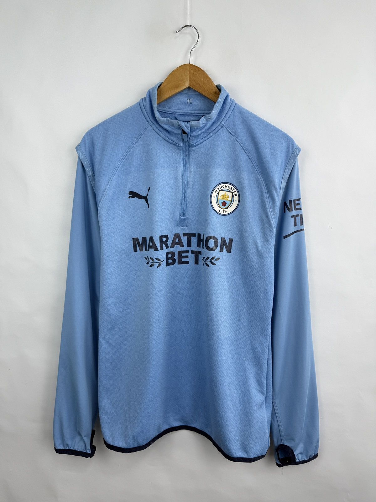 Puma 🏴󠁧󠁢󠁥󠁮󠁧󠁿 Puma Manchester City Football Soccer Training Long Sleeve Size US M / EU 48-50 / 2 - 3 Thumbnail