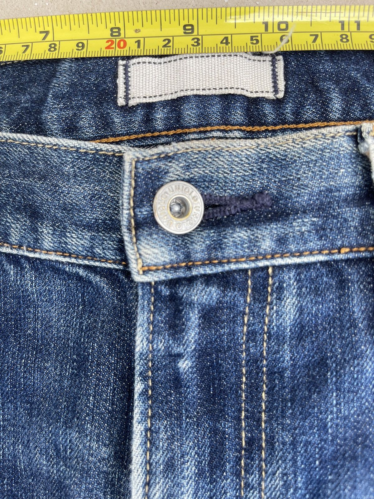 Japanese Brand × Jean × Uniqlo 🔥Uniqlo Jeans Selvedge Distressed Denim W35🔥 Size US 35 - 7 Thumbnail