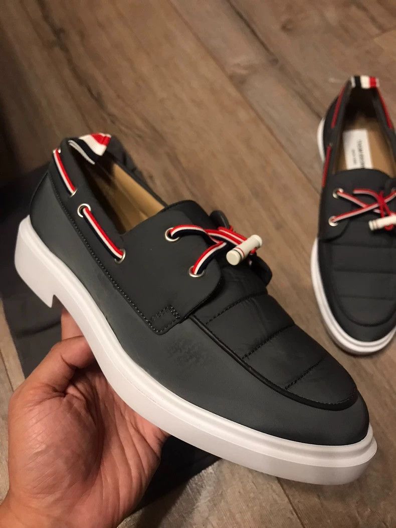 Thom Browne Thom Browne Color strip pull cord design fabric nylon patc Size US 6 / EU 39 - 2 Thumbnail