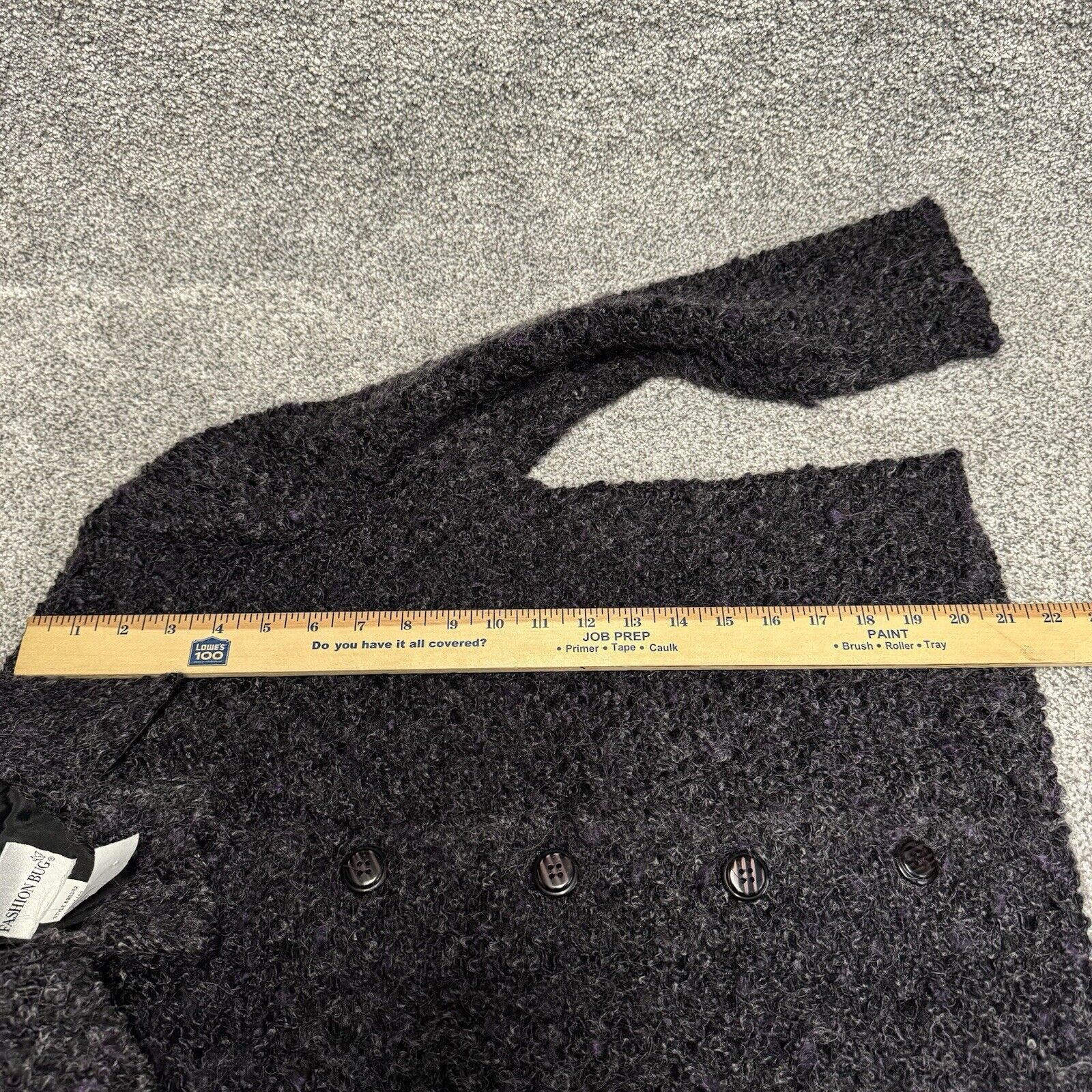 Other Vintage 80s Fashion Bug Cardigan Sweater M Mohair Whimsigoth Size M / US 6-8 / IT 42-44 - 6 Thumbnail