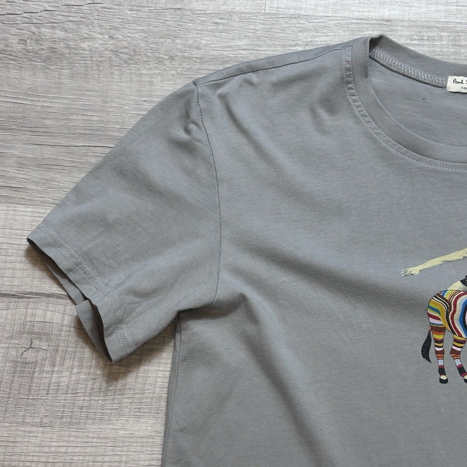 Paul Smith PAUL SMITH Gray Zebra Graphic Print Logo T-Shirt Adult Small Size US S / EU 44-46 / 1 - 6 Thumbnail