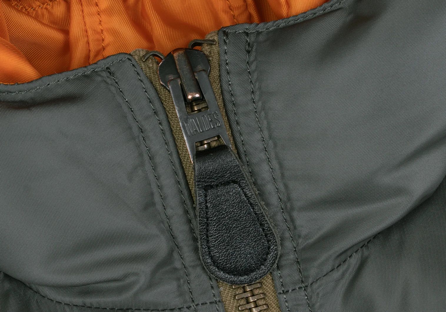 Junya Watanabe Patch Hooded Down Jacket in Khaki Orange, Size M Size US M / EU 48-50 / 2 - 4 Thumbnail