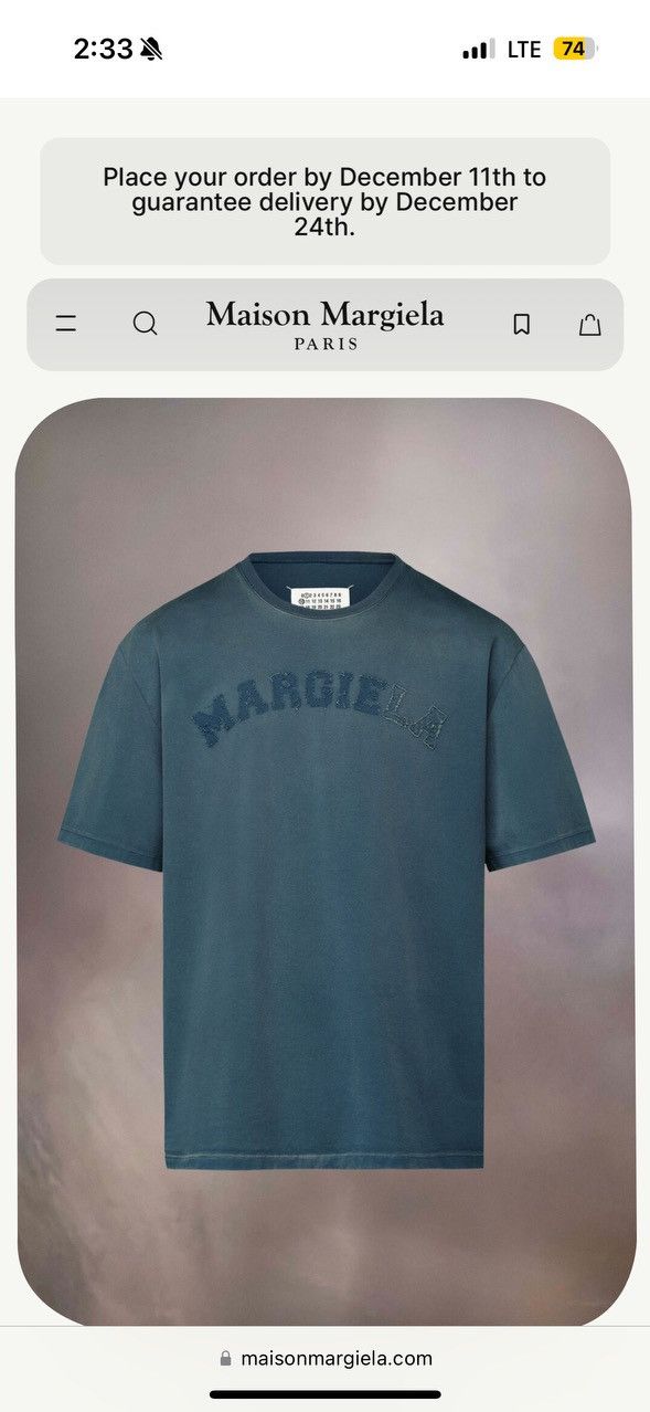 Maison Margiela Maison Margiela Logo heavy jersey T-shirt Size US M / EU 48-50 / 2 - 7 Thumbnail