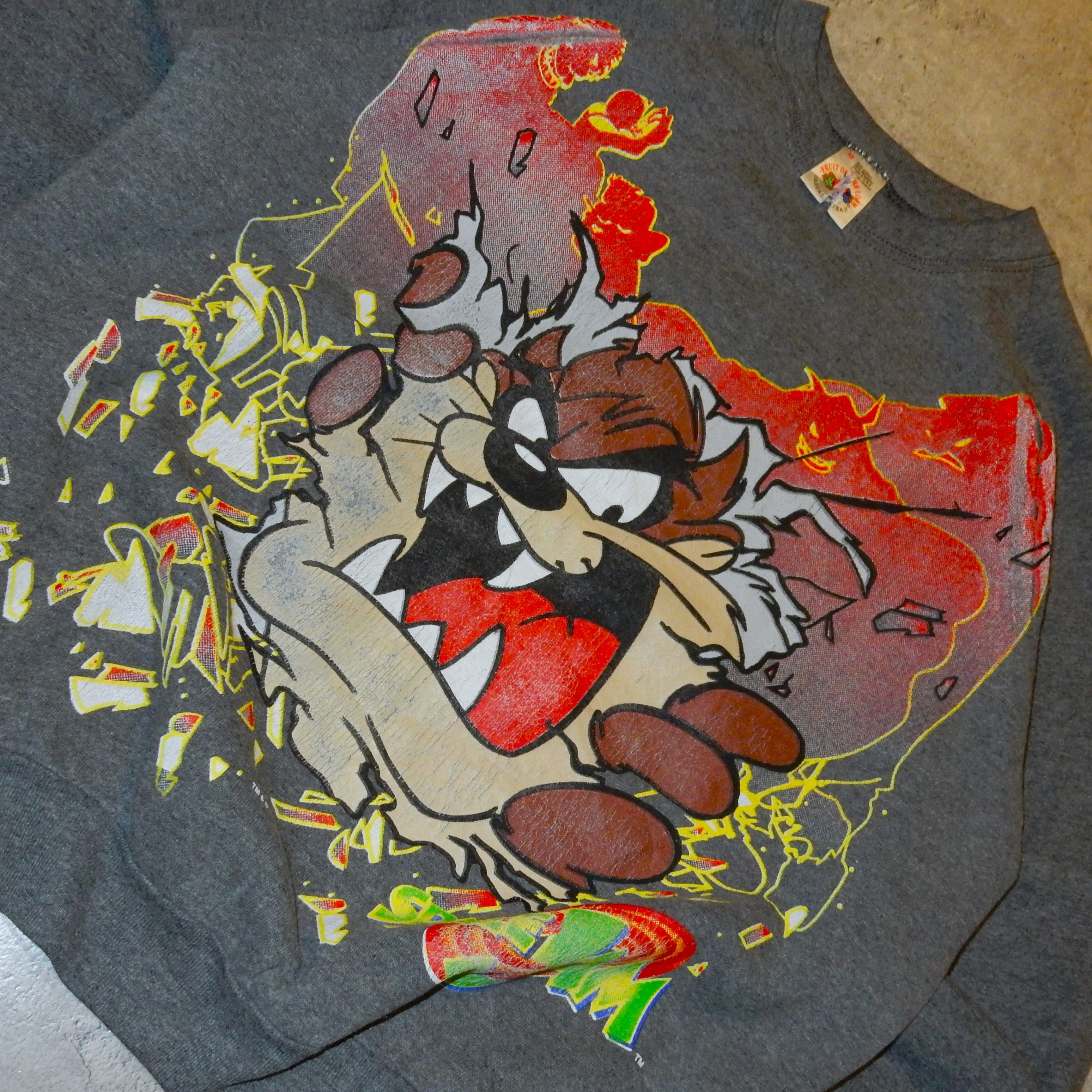 Disney × Vintage Looney Tunes vintage 90's grey sweatshirt - M Size US M / EU 48-50 / 2 - 2 Thumbnail