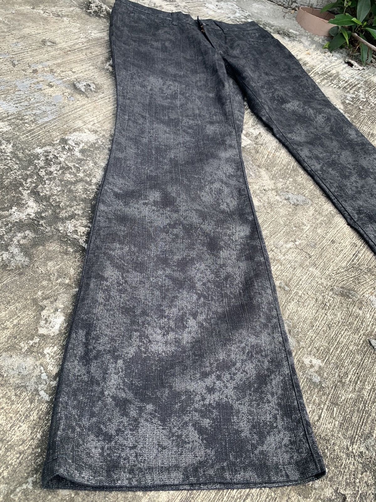 If Six Was Nine × Le Grande Bleu (L.G.B.) × Tornado Mart A.S.M atelier sab men stretchable flare bootcut pants Size 31" - 5 Thumbnail