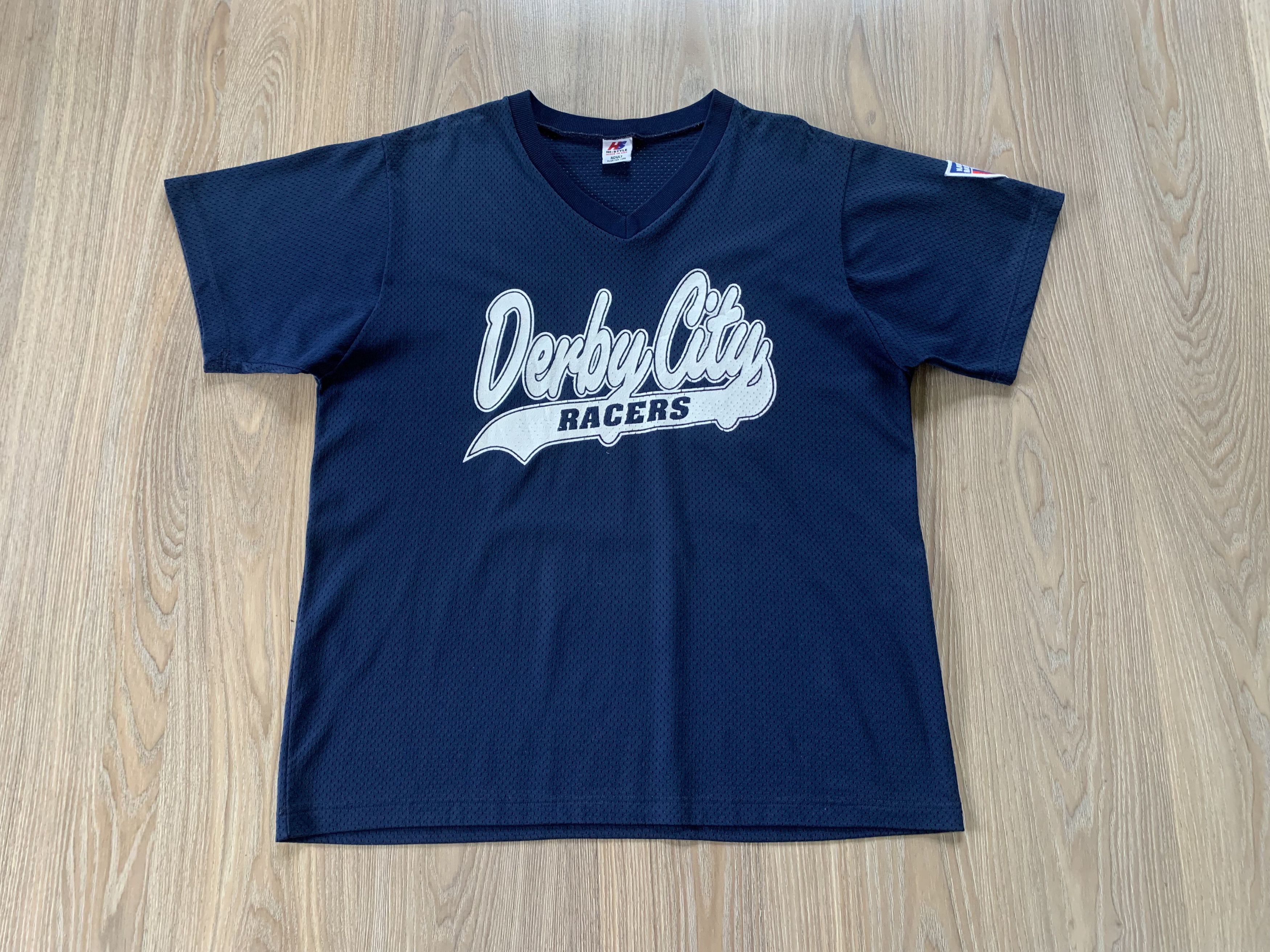 MLB × Vintage Vintage Hi-Style Derby City Racers Jersey Size US XL / EU 56 / 4 - 2 Thumbnail