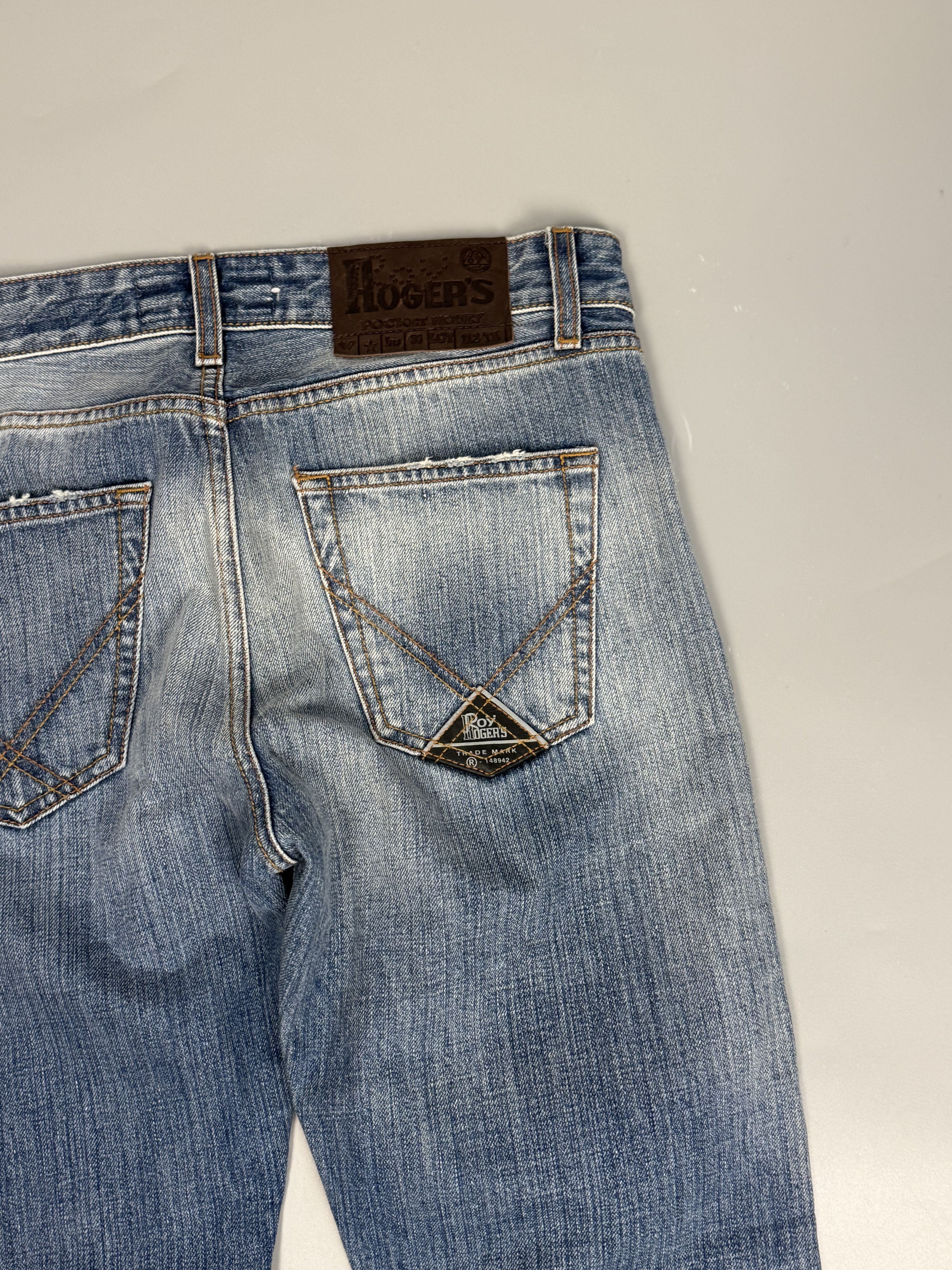 Roy Denim Vintage Roy Rogers distressed slim straight denim Size US 31 - 4 Thumbnail
