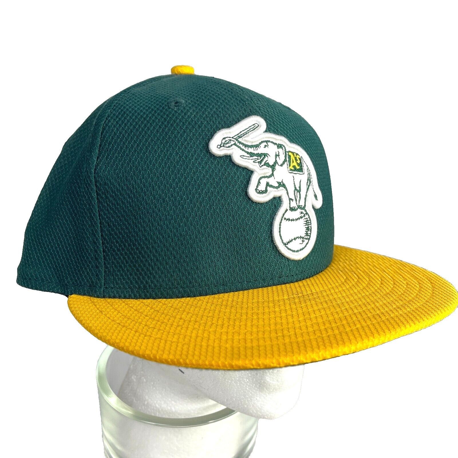 New Era Oakland A's Athletics MLB New Era 7.5 Fitted Baseball Cap In Size 46 - 2 Thumbnail
