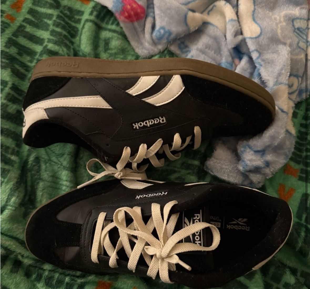 Reebok × Vintage Vintage Reebok “GATs” Black/White Gum Sole Sneakers Men 10 Size US 10 / EU 43 - 2 Thumbnail