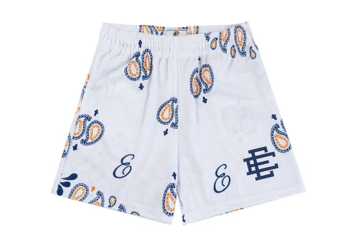 Eric Emanuel Eric Emanuel EE white paisley shorts medium Size US 30 / EU 46 - 1 Thumbnail