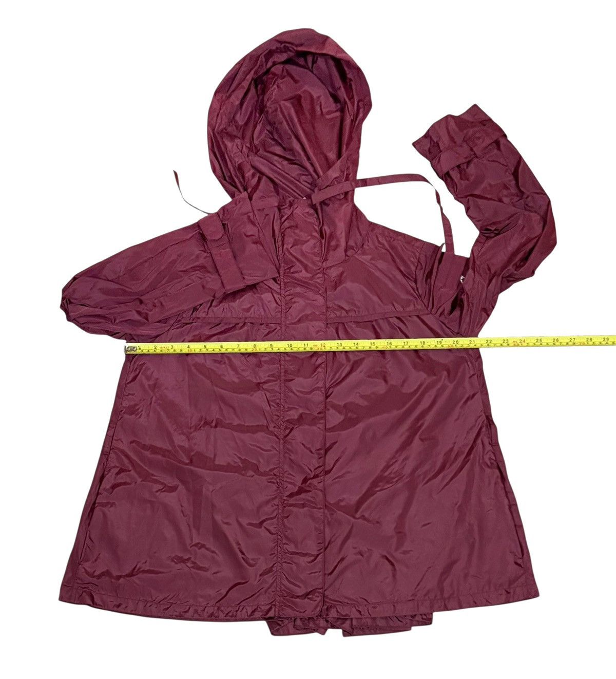 Prada Prada Burgundy Nylon Hoodie Jacket Size S / US 4 / IT 40 - 11 Thumbnail
