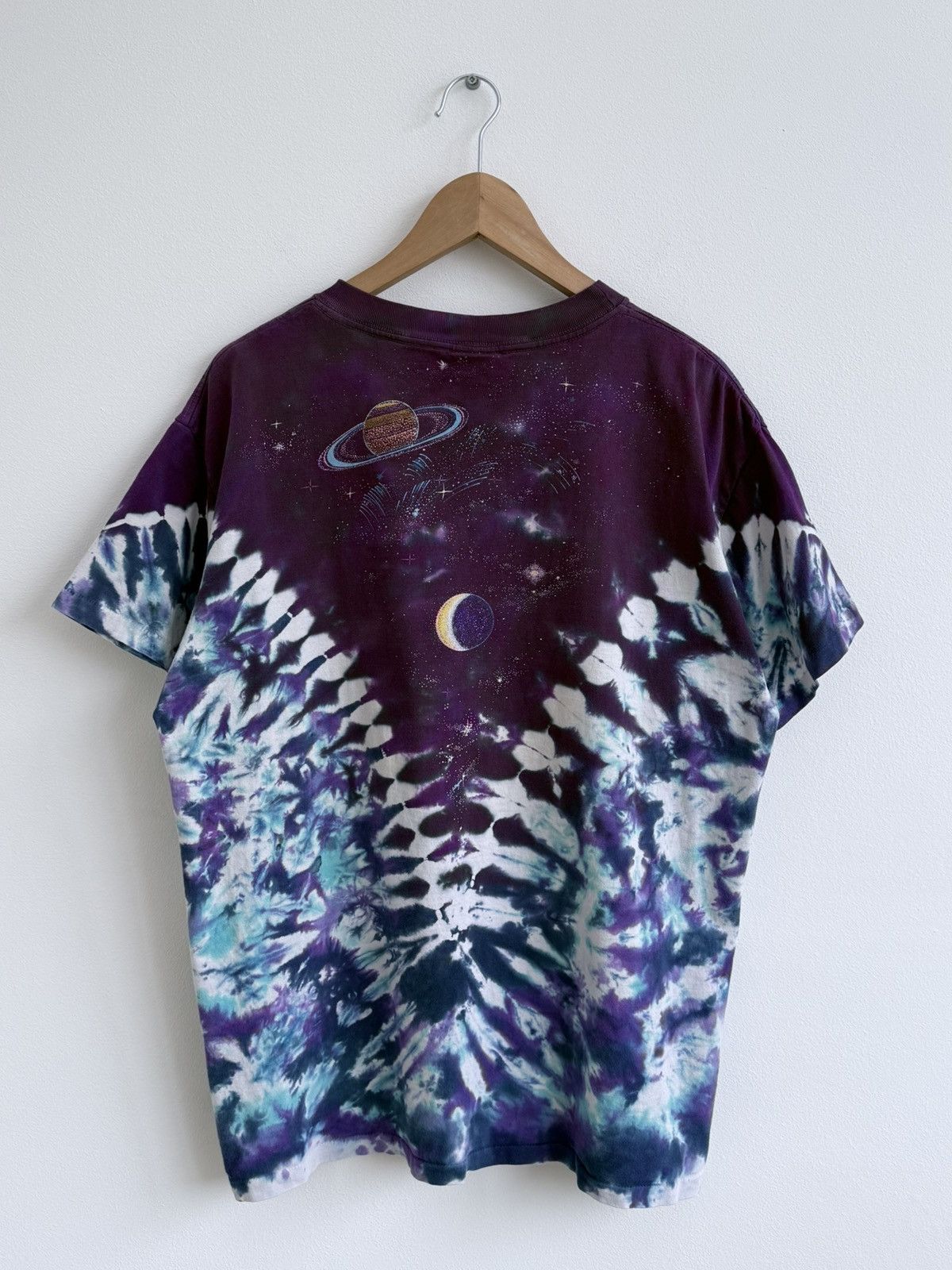 Liquid Blue Vintage 90s Liquid Blue Space Solar System T-Shirt Size US XL / EU 56 / 4 - 7 Thumbnail