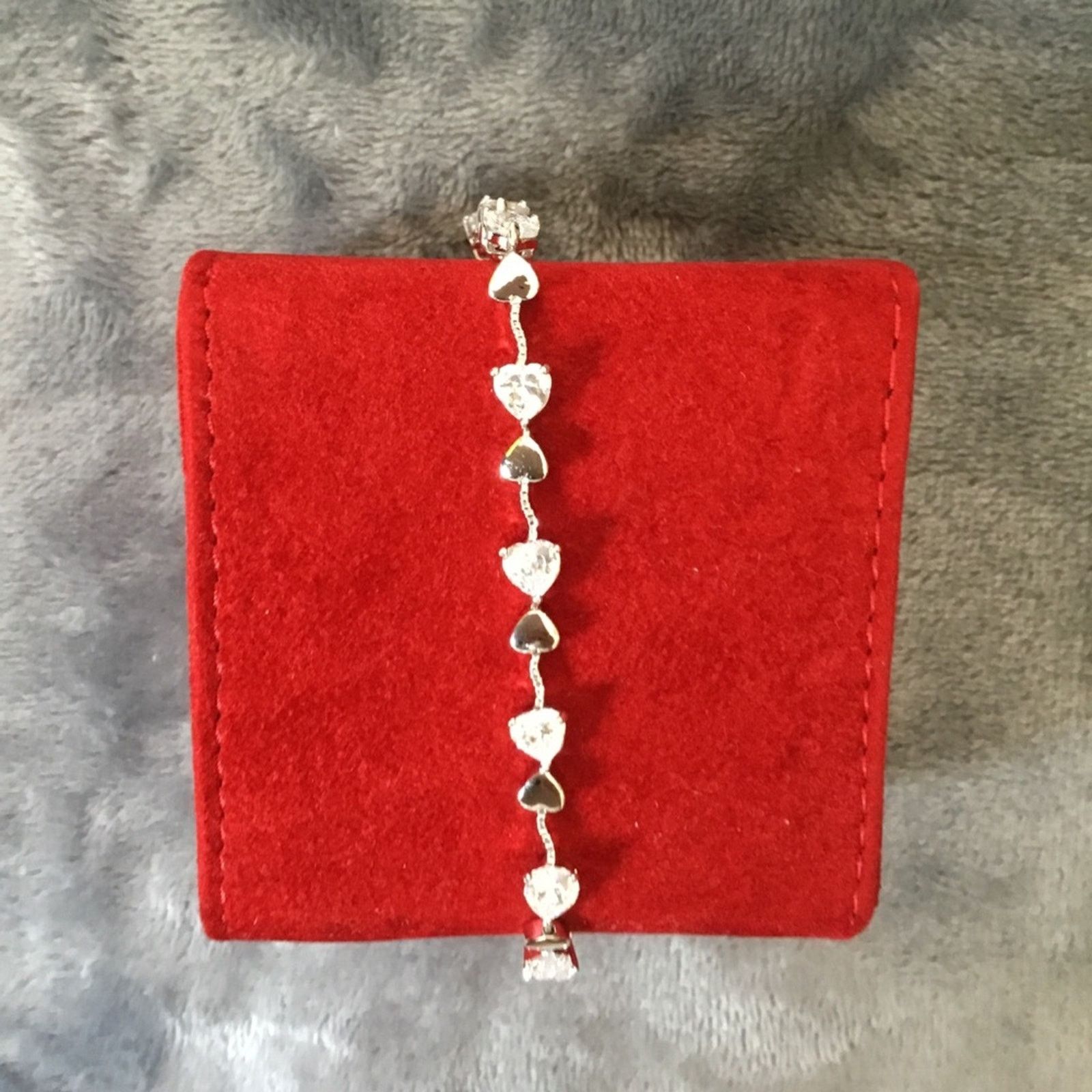Other Silver Multi-Star and Heart Bracelet Size ONE SIZE - 2 Thumbnail